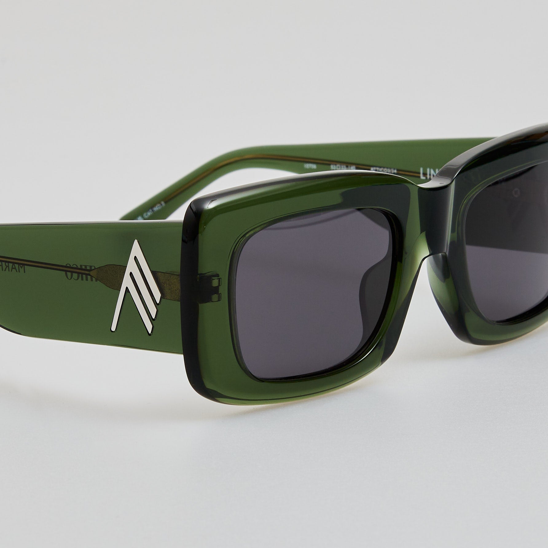 Marfa Sunglasses in Military Green - LINDA FARROW - Sunglasses -
