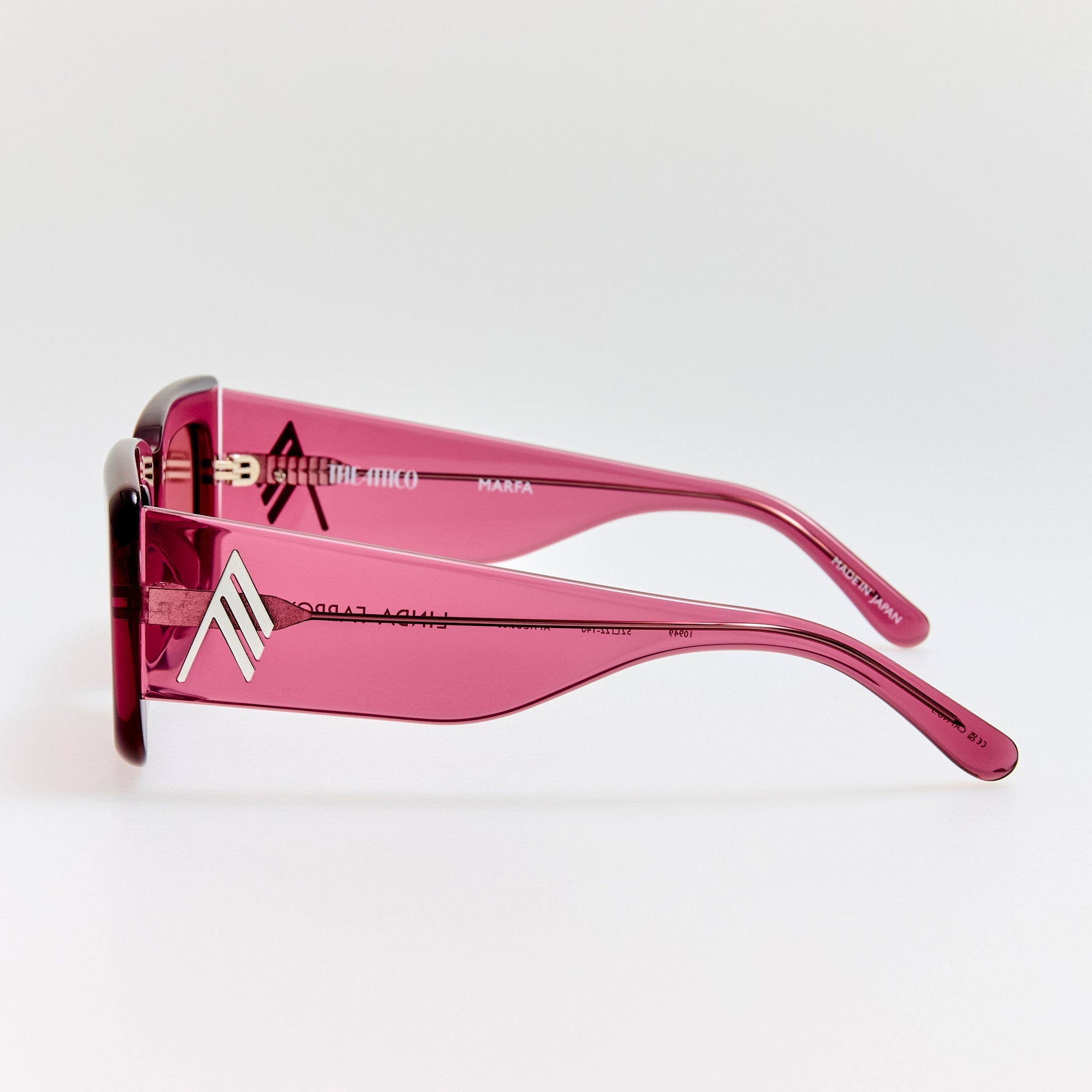 Marfa Sunglasses in Pink - LINDA FARROW - Sunglasses -