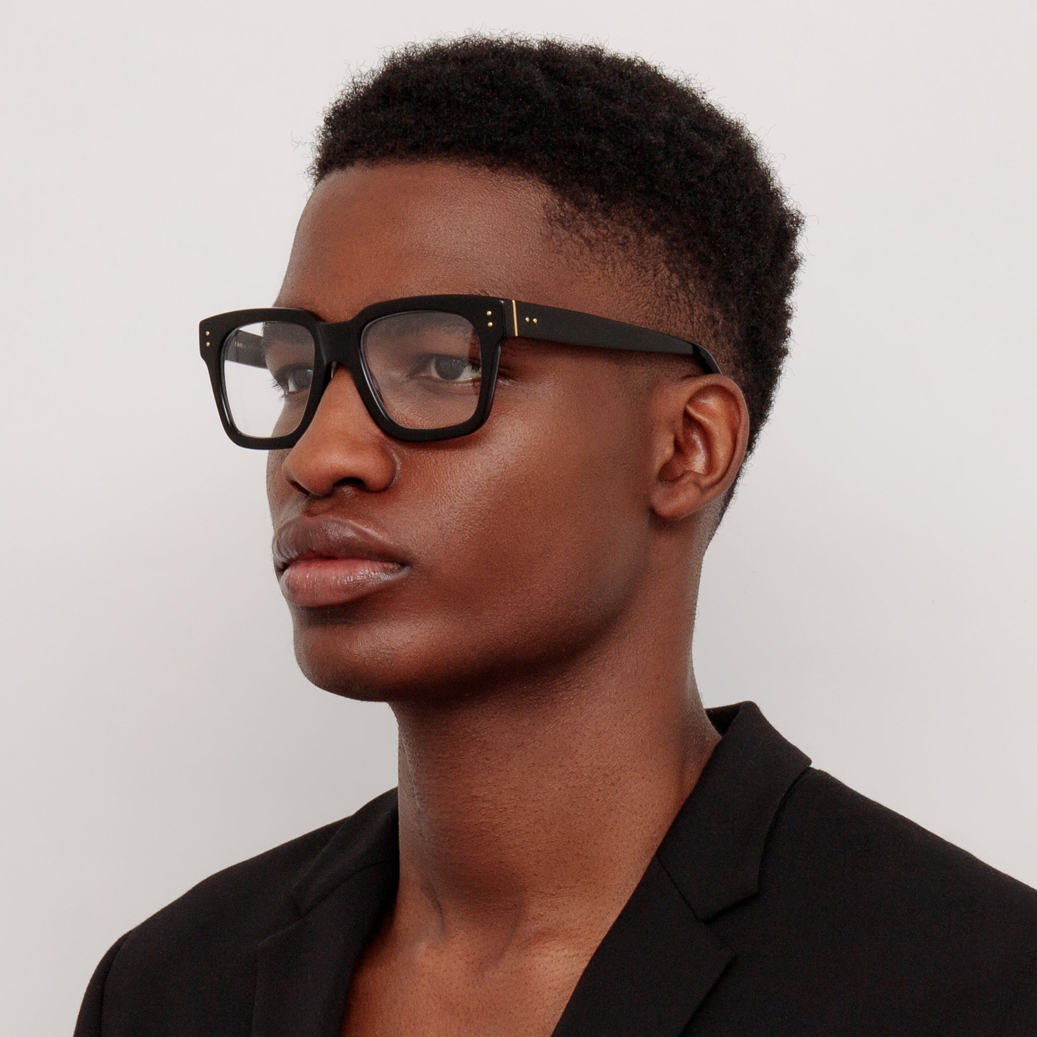 Max Optical in Black - LINDA FARROW - Optical Frame -