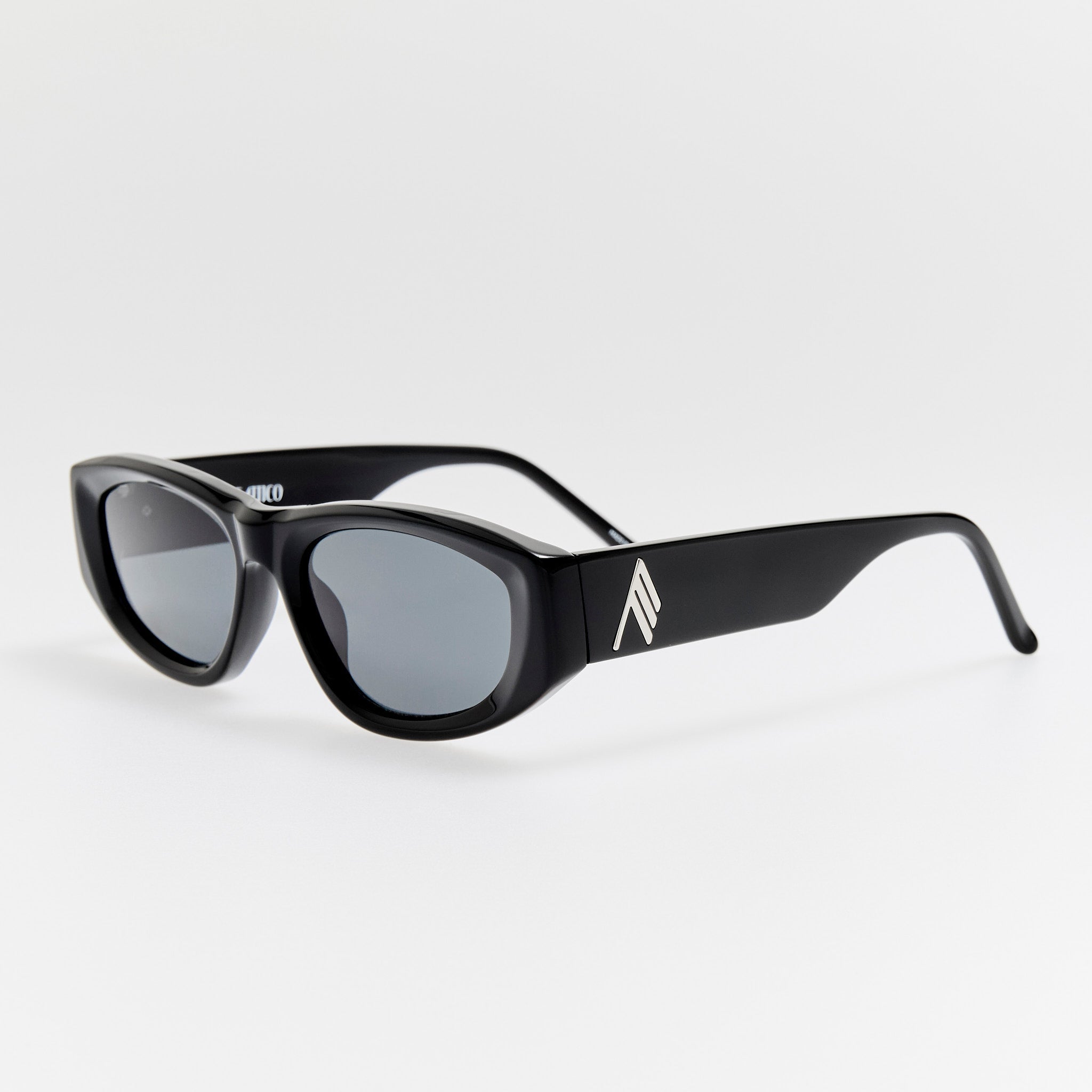 Maya D - Frame Sunglasses in Black and Grey - LINDA FARROW - Sunglasses -