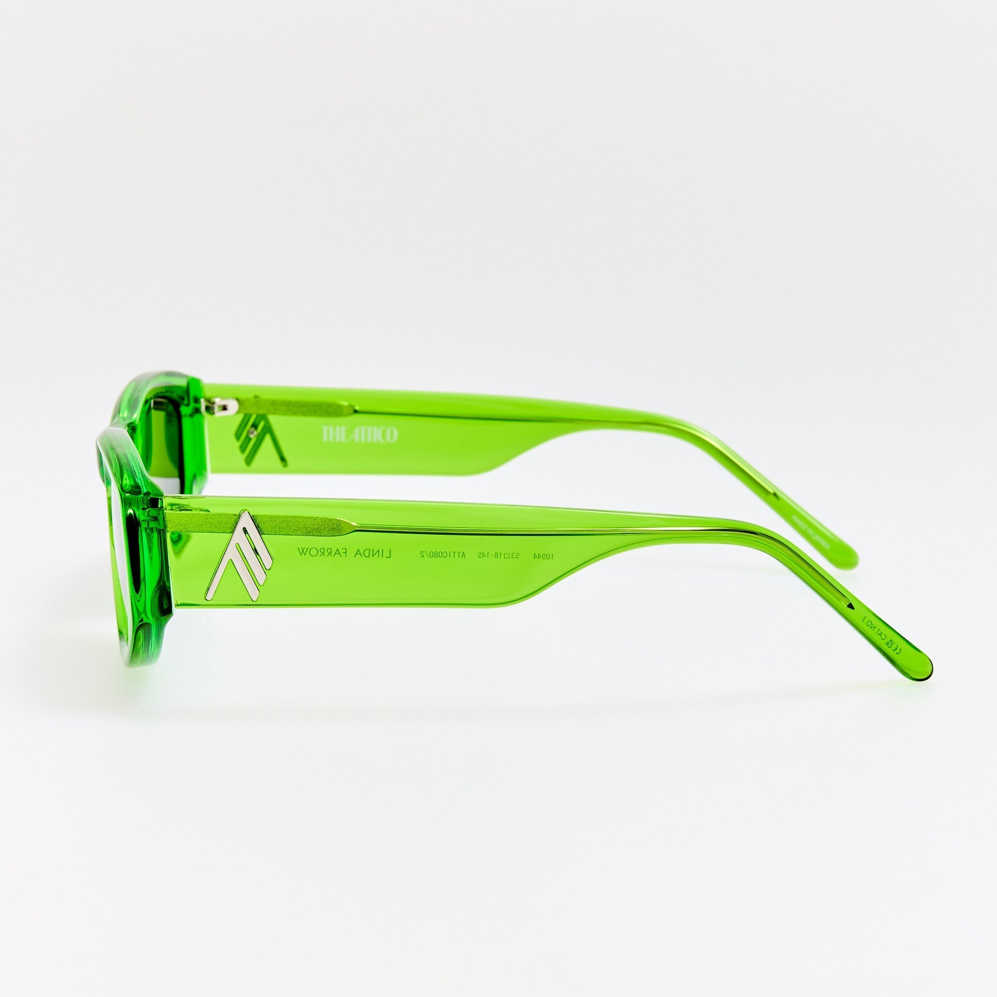 Maya D - Frame Sunglasses in Green - LINDA FARROW - Sunglasses -