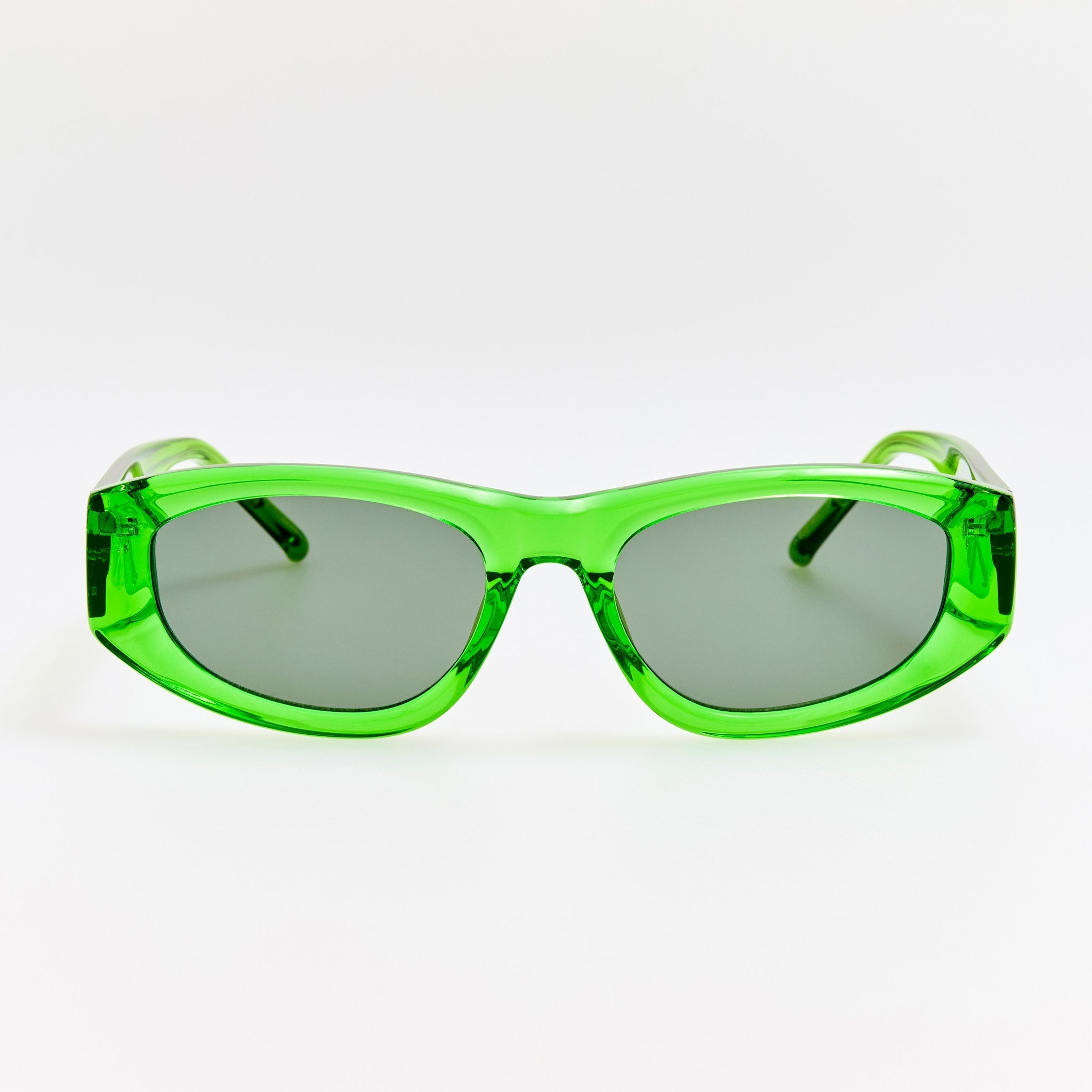 Maya D - Frame Sunglasses in Green - LINDA FARROW - Sunglasses -