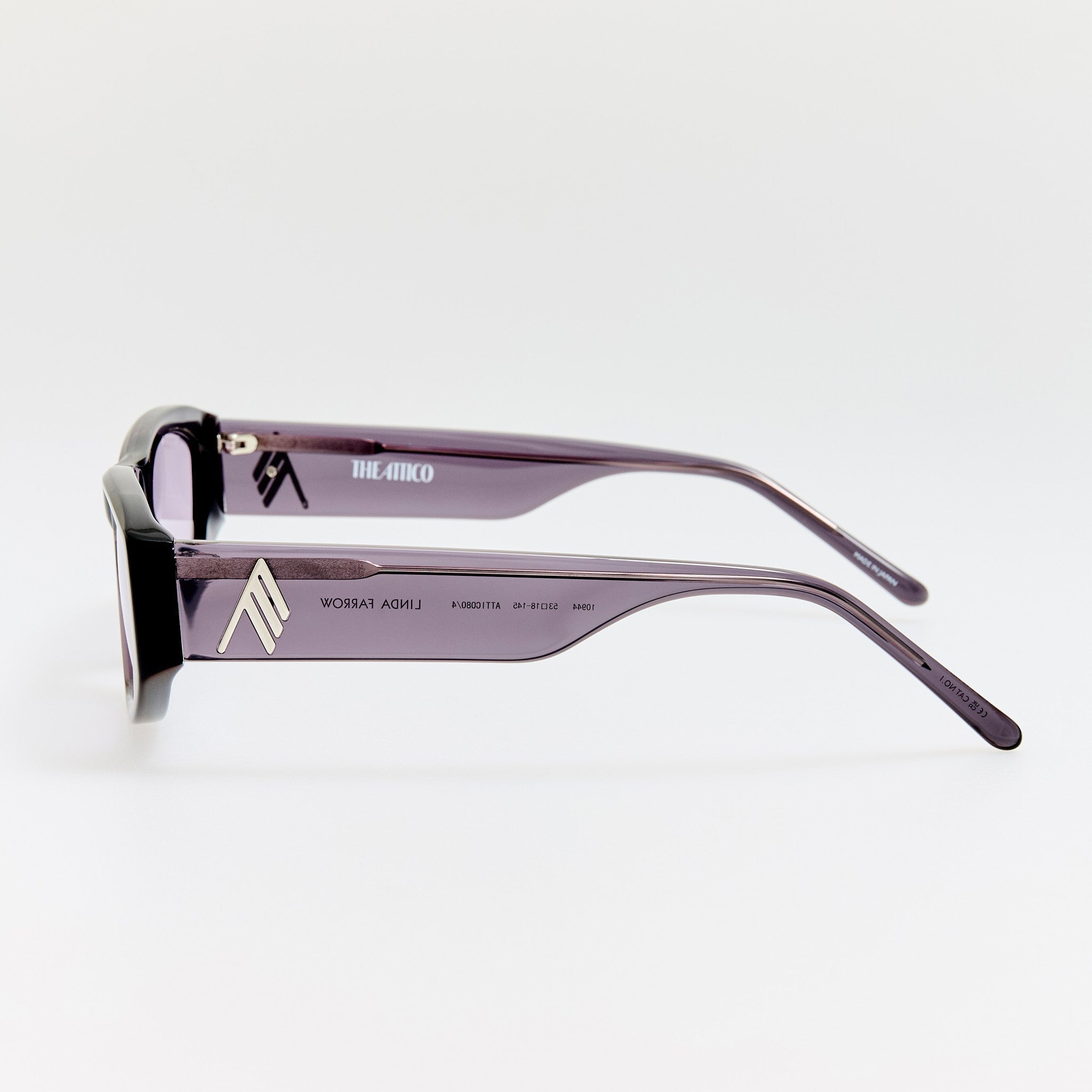 Maya D - Frame Sunglasses in Purple - LINDA FARROW - Sunglasses -