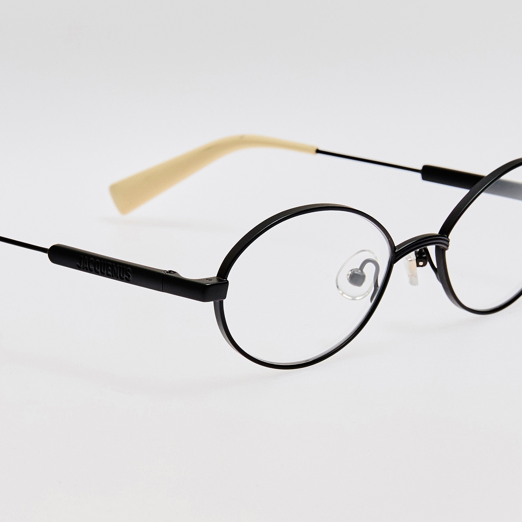 Meunier Optical in Matt Black - LINDA FARROW - Optical Frame -