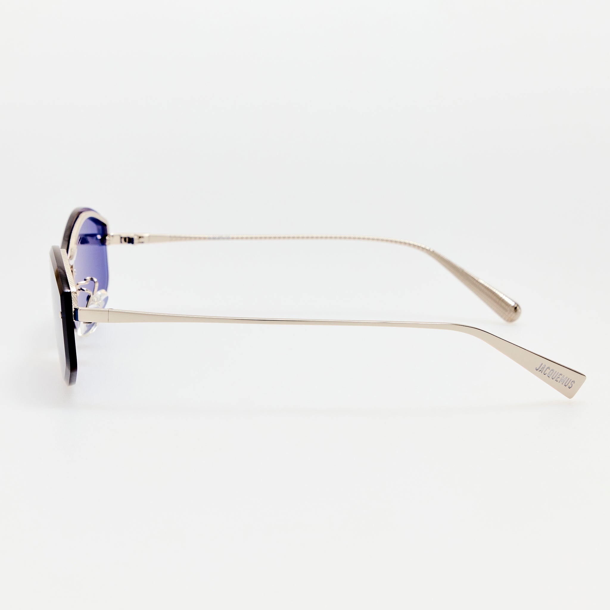 Miami Sunglasses in Silver - LINDA FARROW-Sunglasses-
