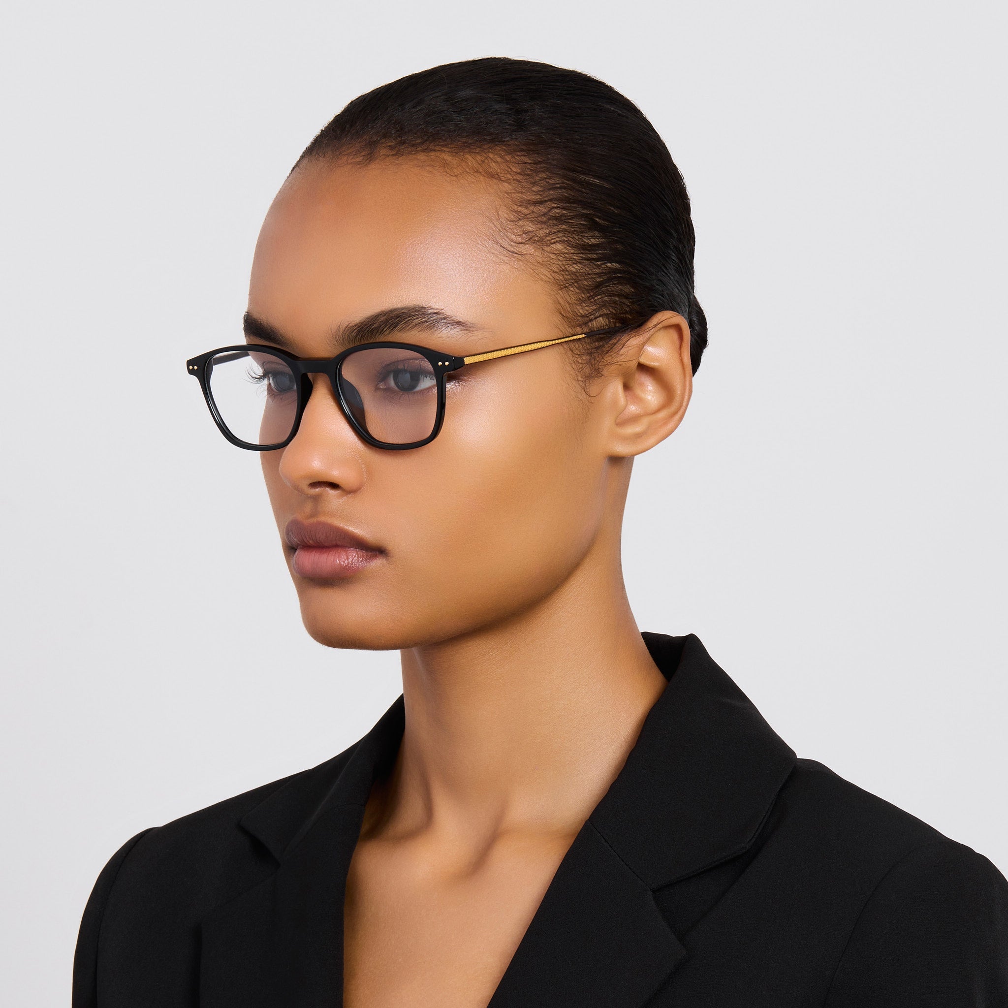 Micky Optical in Black - LINDA FARROW - Optical Frame -
