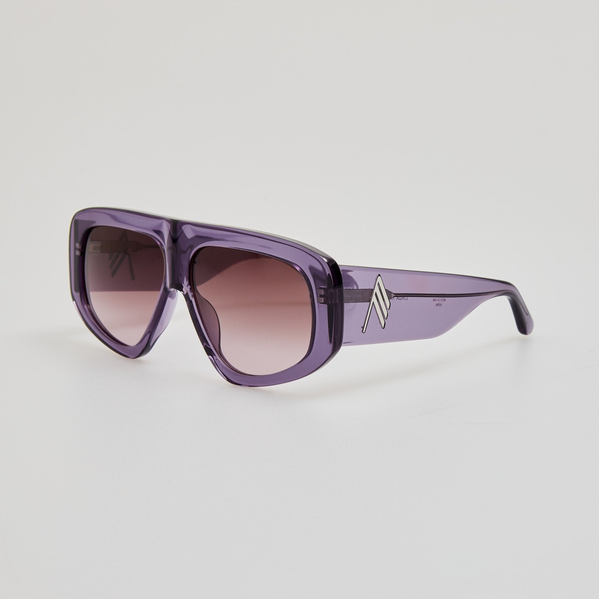 Milano Sunglasses in Purple - LINDA FARROW - Sunglasses -