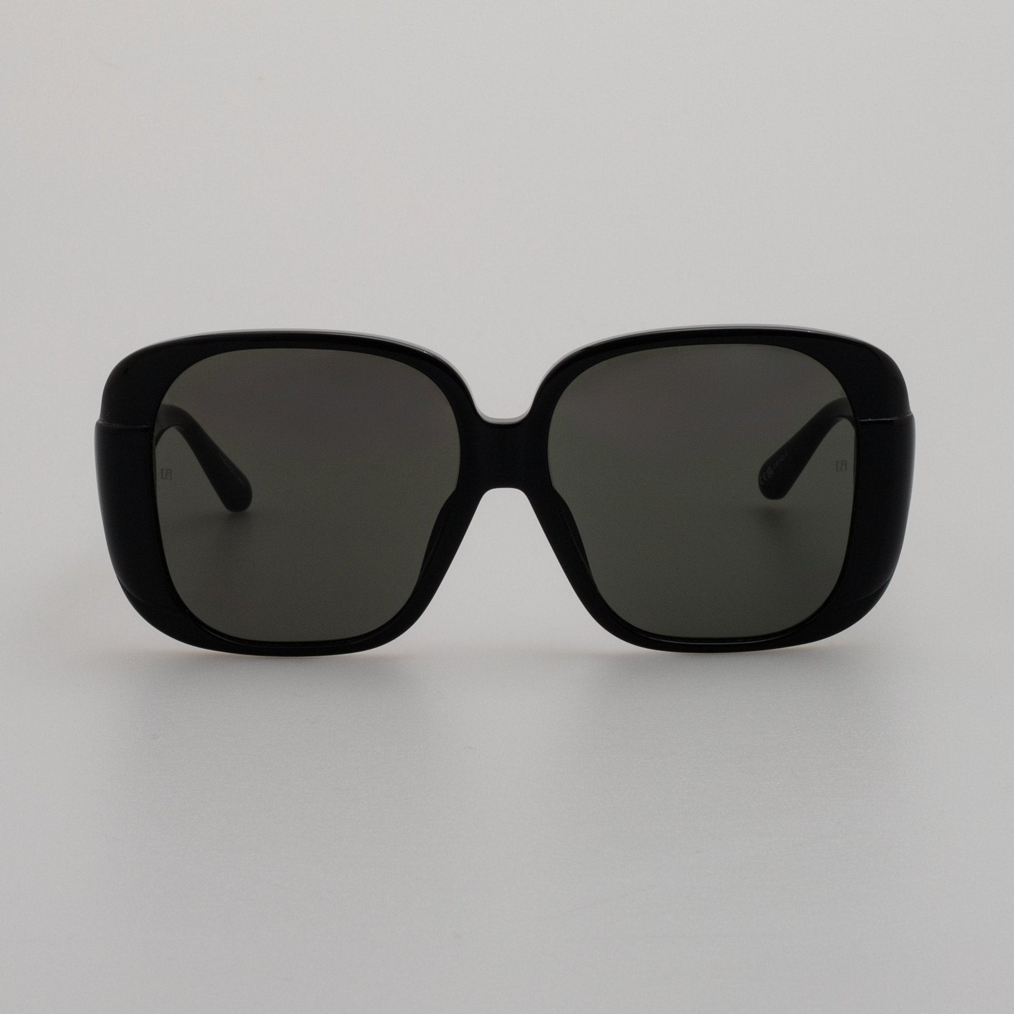 Mima Sunglasses in Black - LINDA FARROW - Sunglasses -