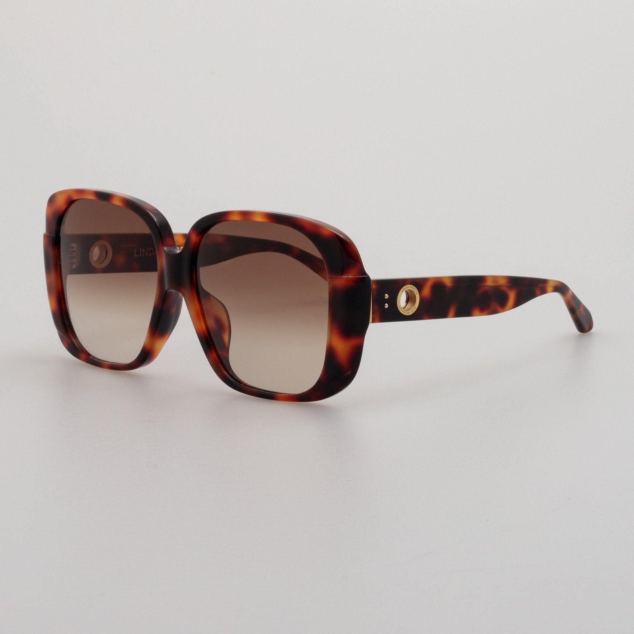 Mima Sunglasses in Tortoiseshell - LINDA FARROW - Sunglasses -