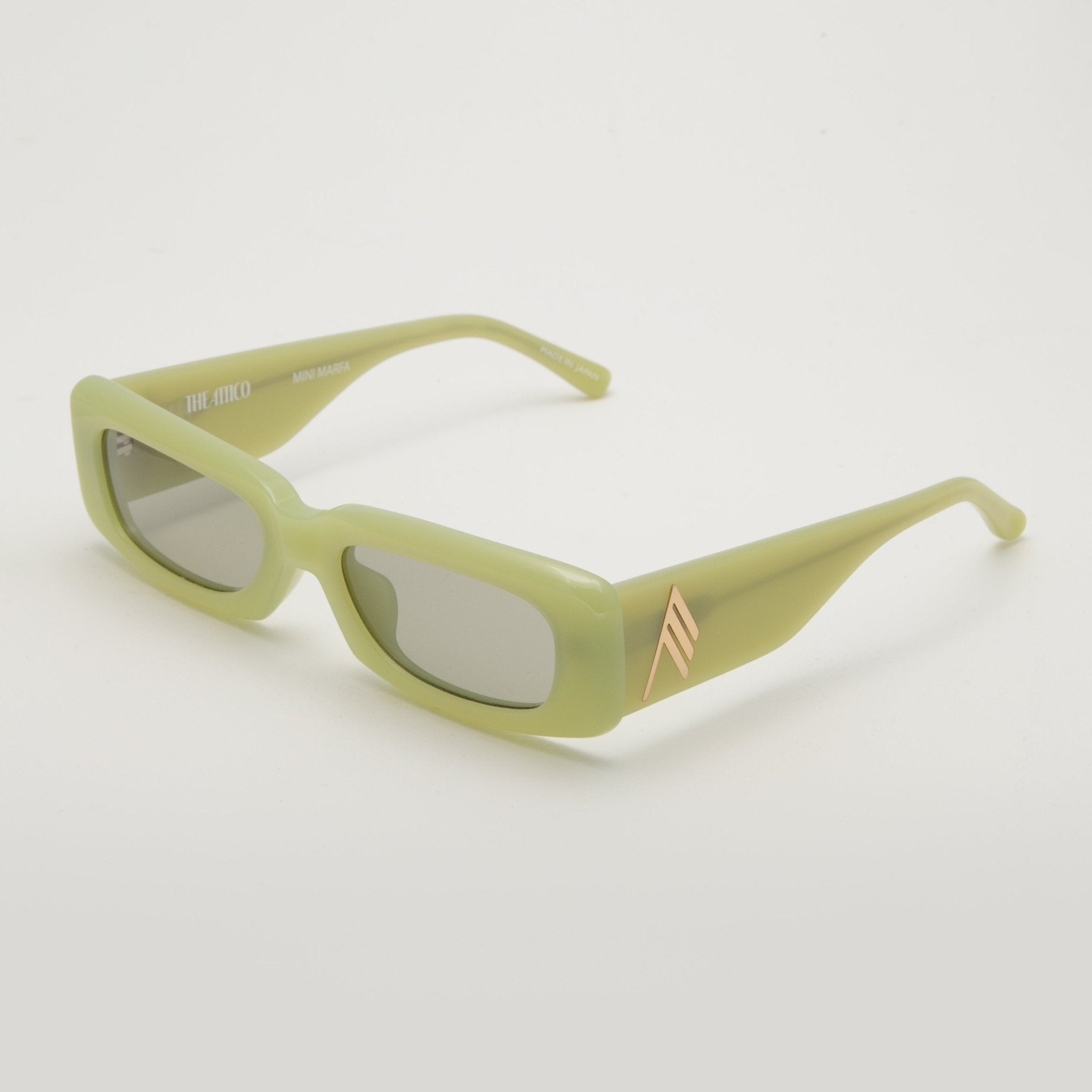Mini Marfa in Acid Green - LINDA FARROW - Sunglasses -