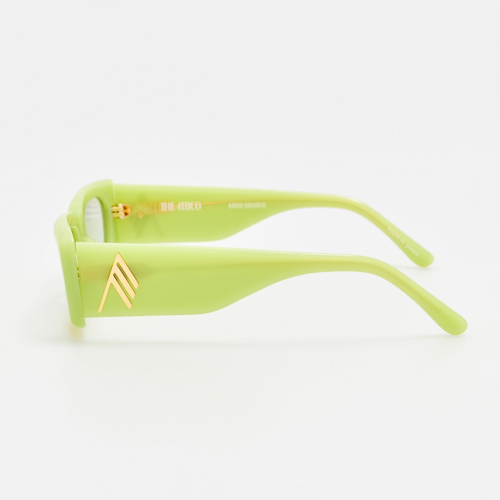 Mini Marfa in Acid Green - LINDA FARROW-Sunglasses-