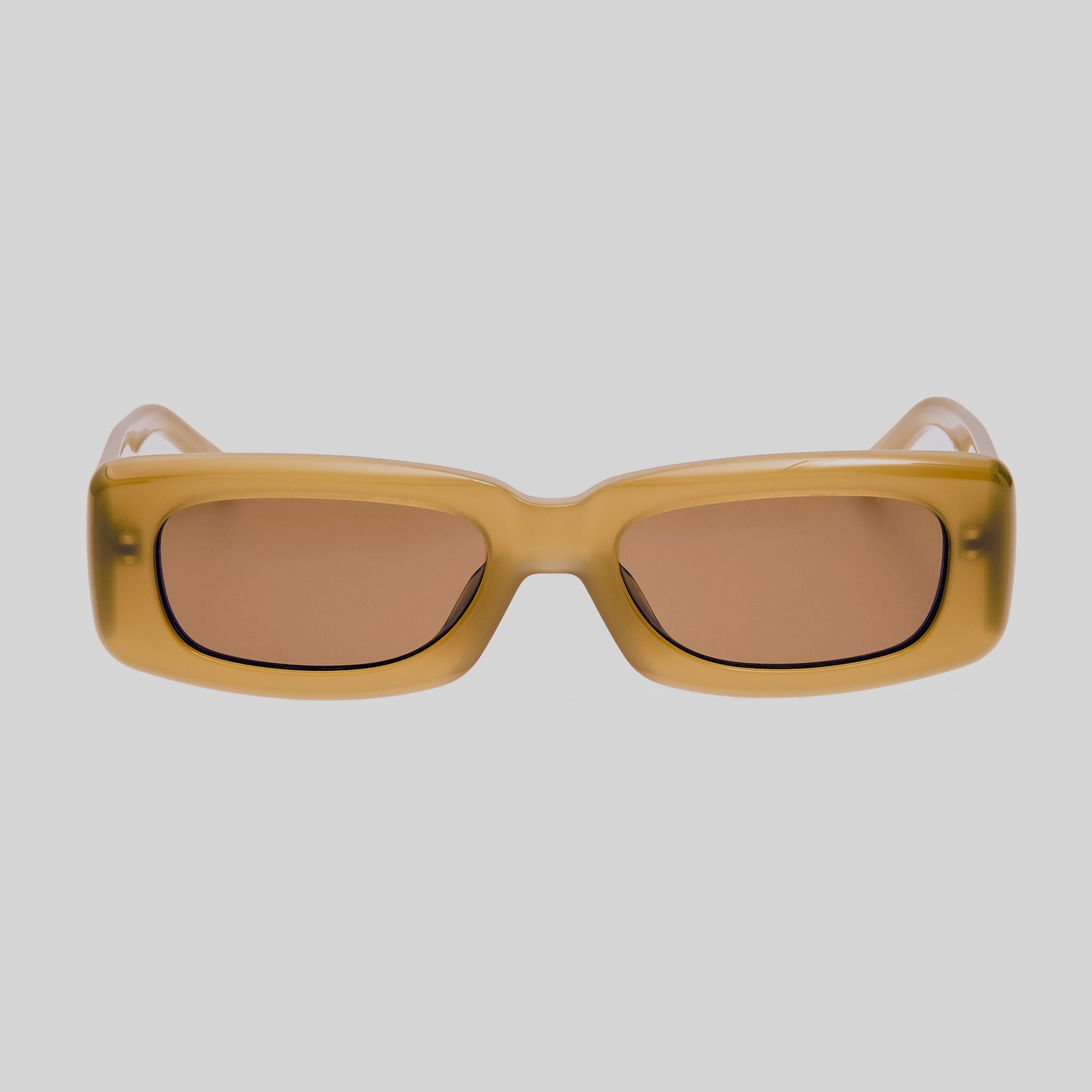 Mini Marfa Sunglasses in Mastice - LINDA FARROW - Sunglasses -