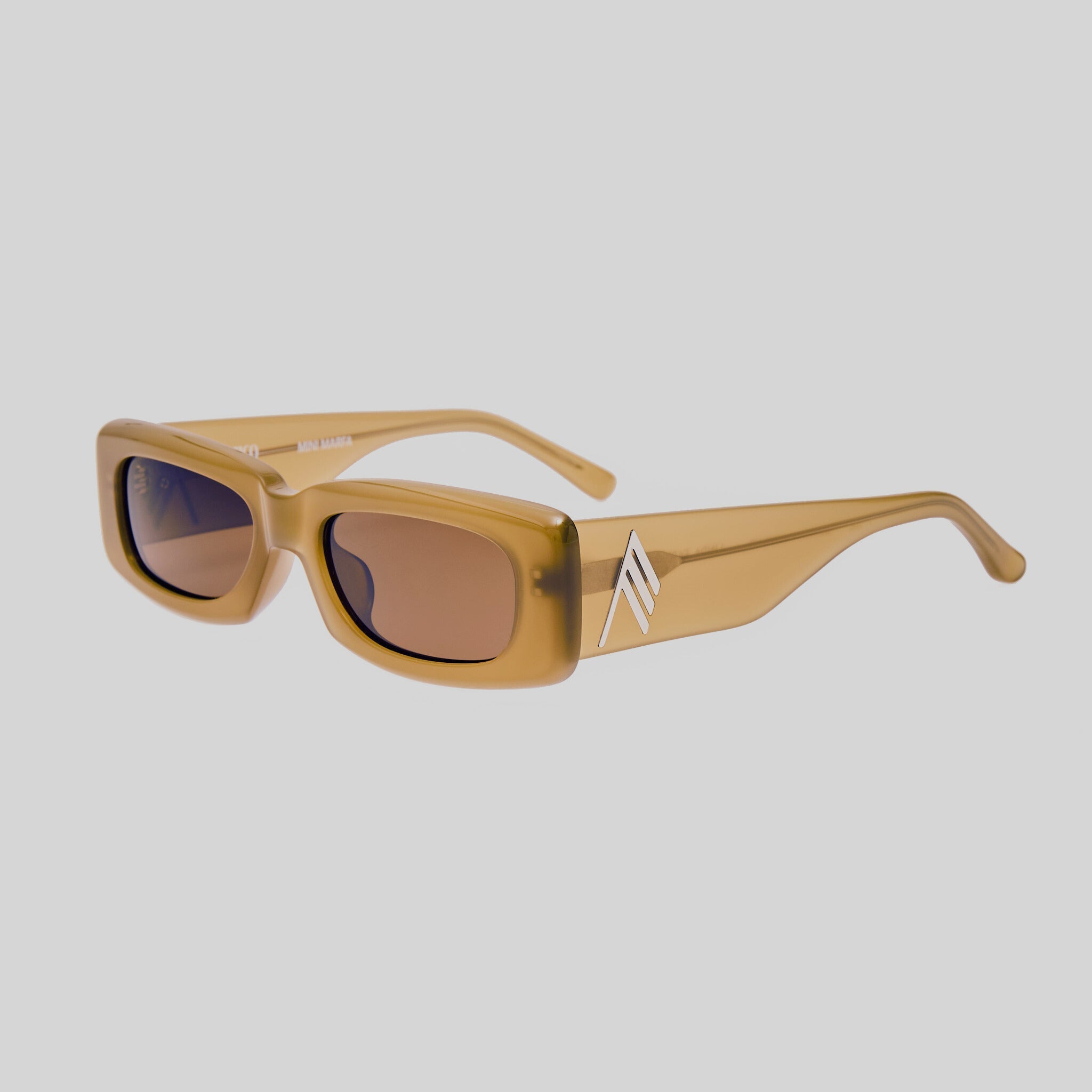 Mini Marfa Sunglasses in Mastice - LINDA FARROW - Sunglasses -