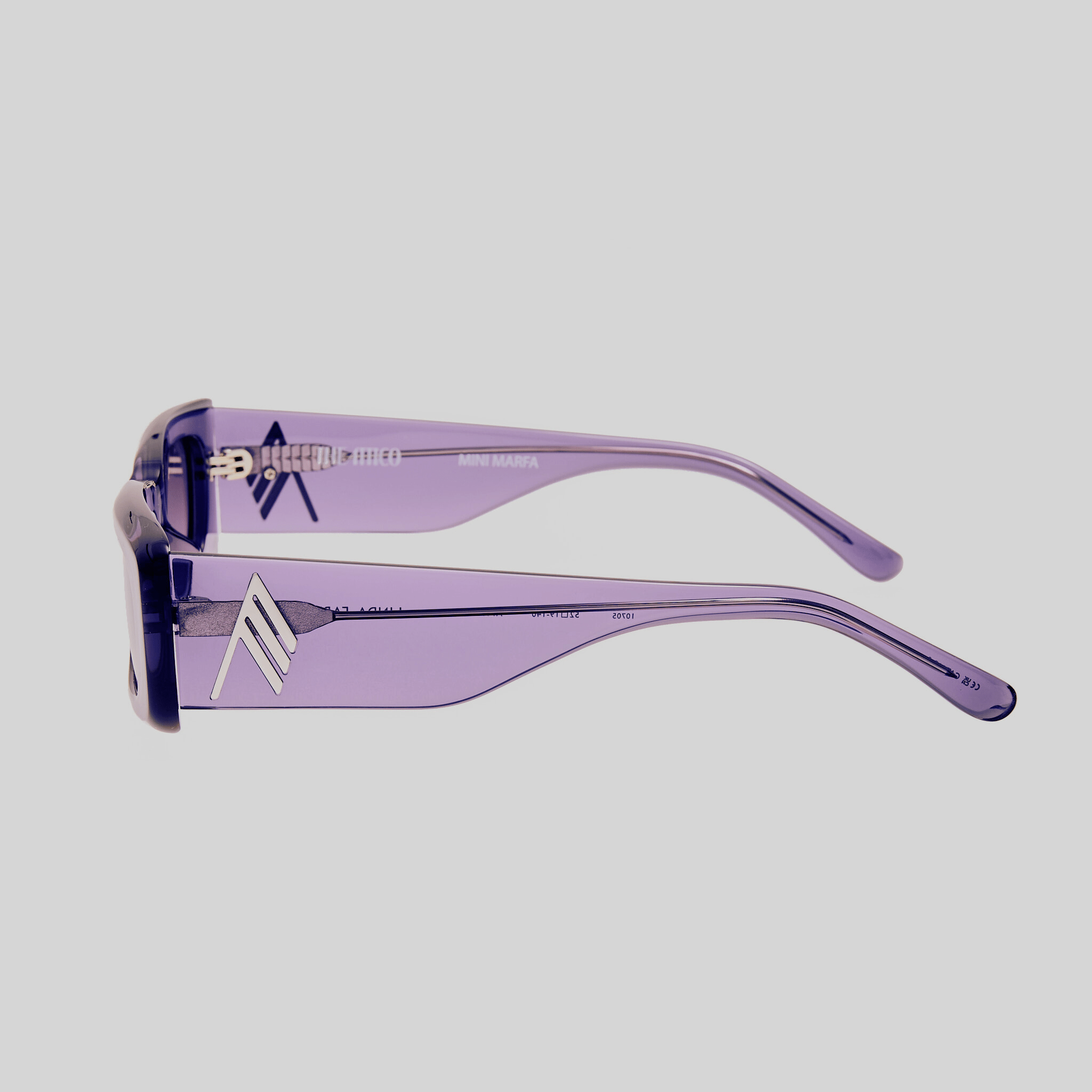 Mini Marfa Sunglasses in Purple - LINDA FARROW - Sunglasses -