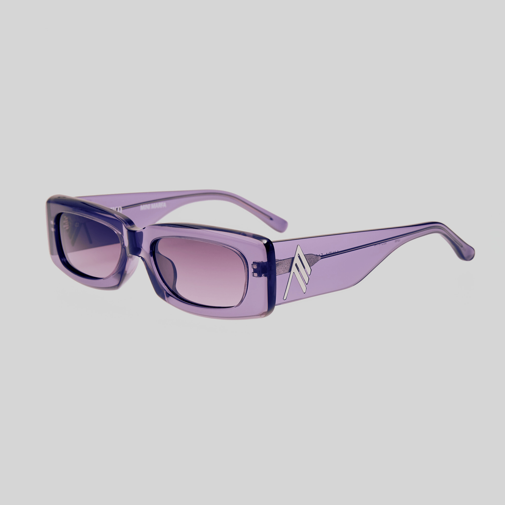 Mini Marfa Sunglasses in Purple - LINDA FARROW - Sunglasses -