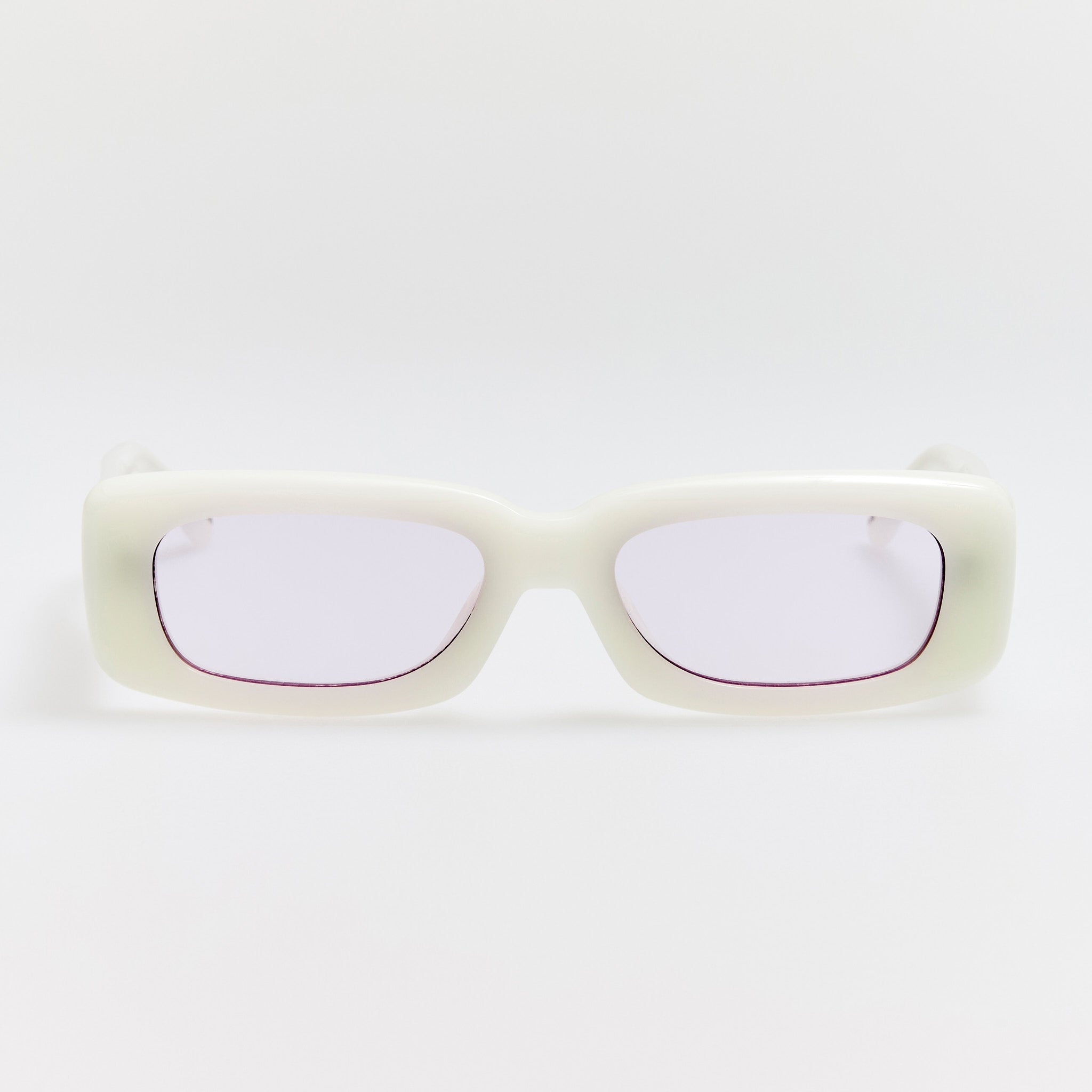 Mini Marfa Sunglasses in White - LINDA FARROW - Sunglasses -