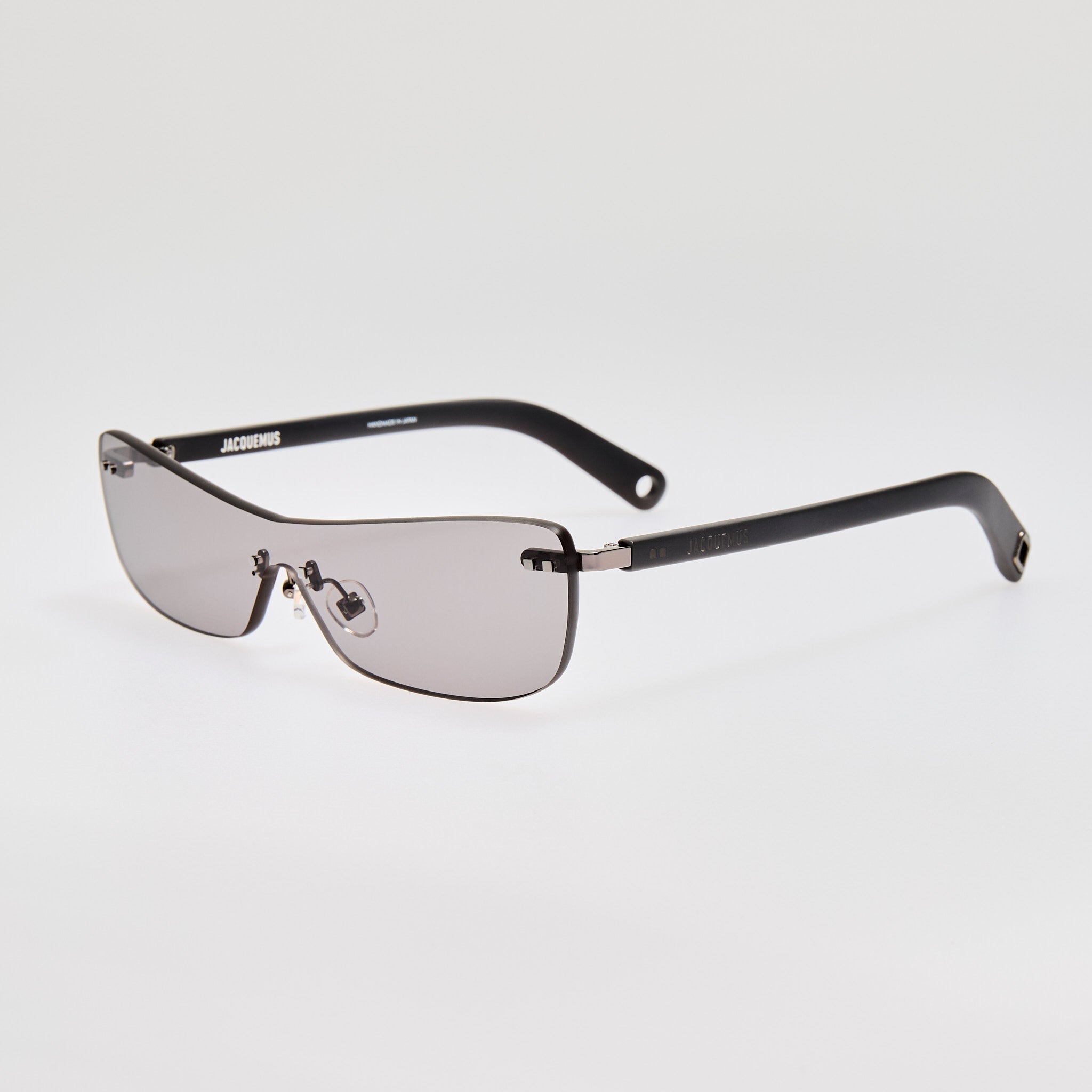 Mirada Cat Eye Sunglasses in Matt Grey - LINDA FARROW - Sunglasses -