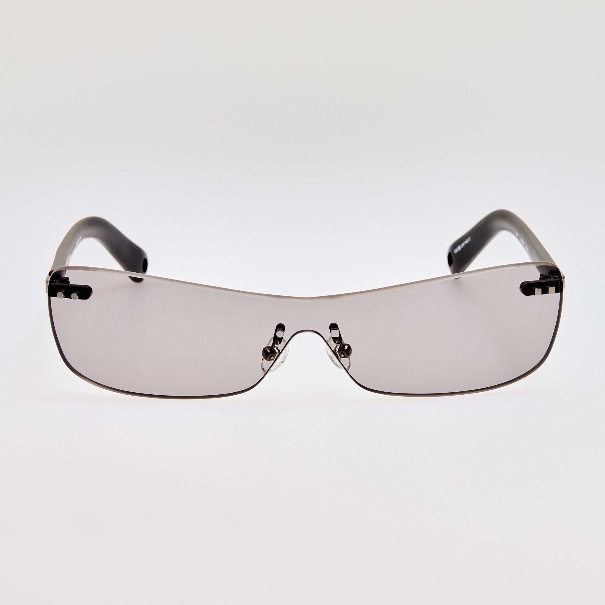 Mirada Cat Eye Sunglasses in Matt Grey - LINDA FARROW - Sunglasses -