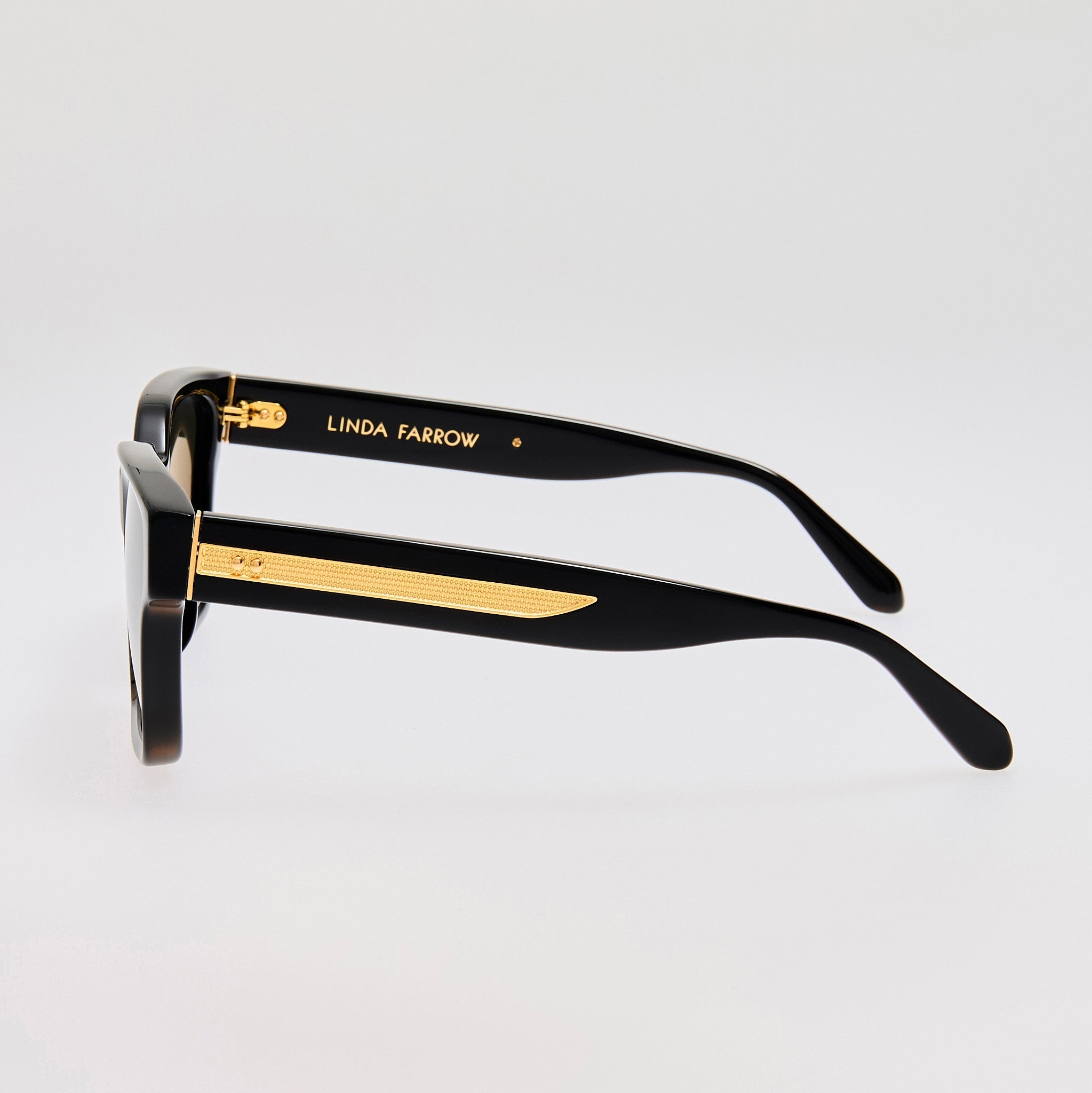 Nathan Sunglasses in Black - LINDA FARROW - Sunglasses -