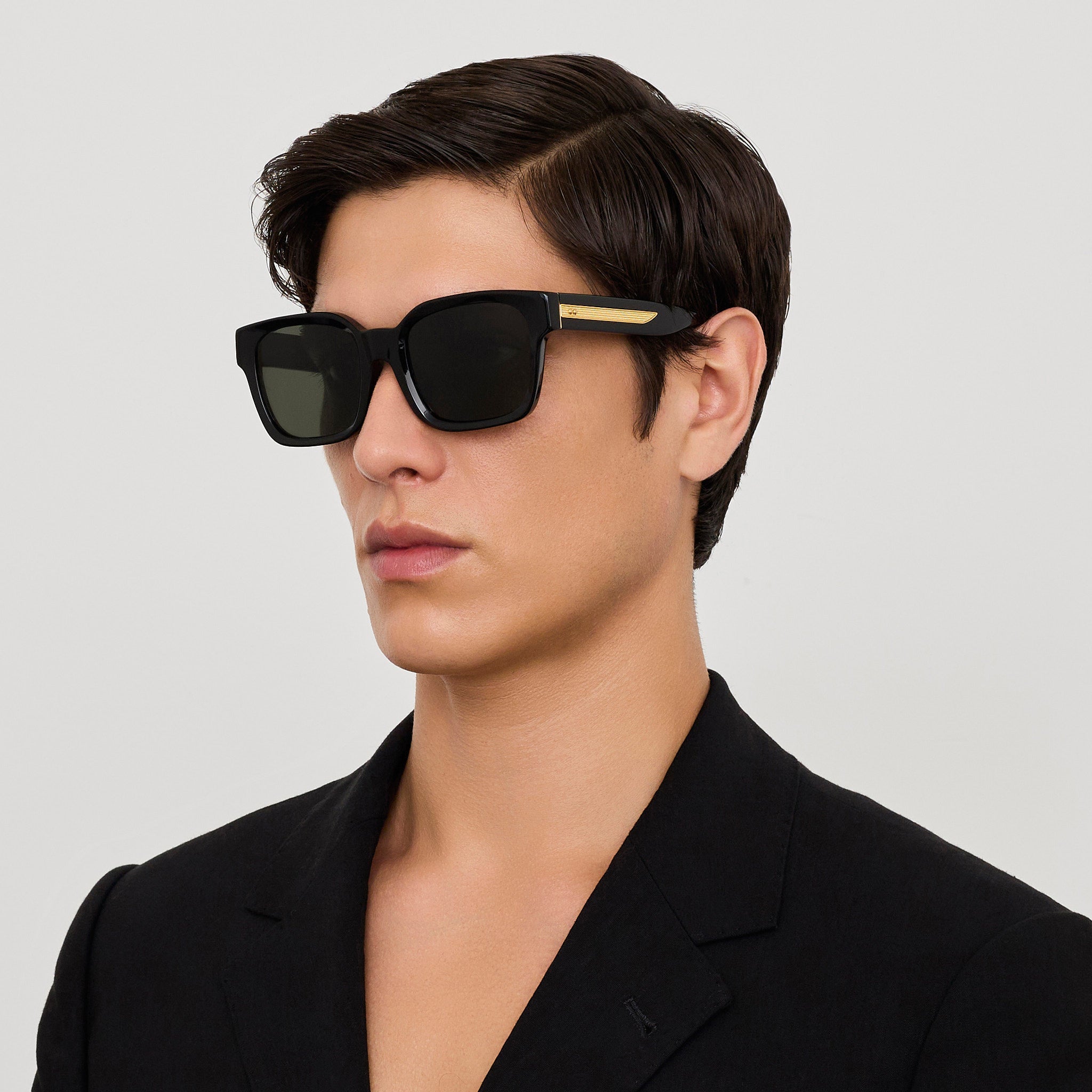 Nathan Sunglasses in Black - LINDA FARROW - Sunglasses -