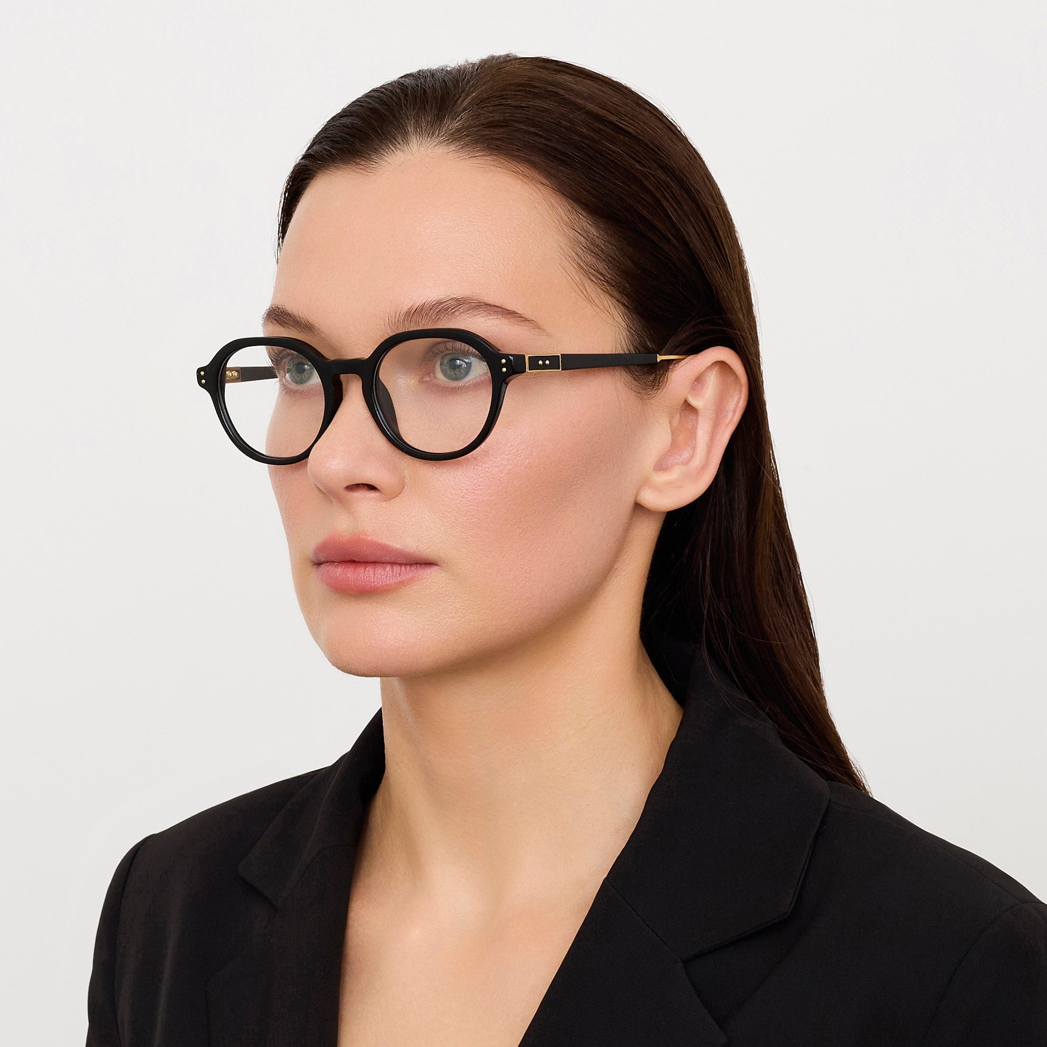 Neilson Optical in Black - LINDA FARROW - Optical Frame -
