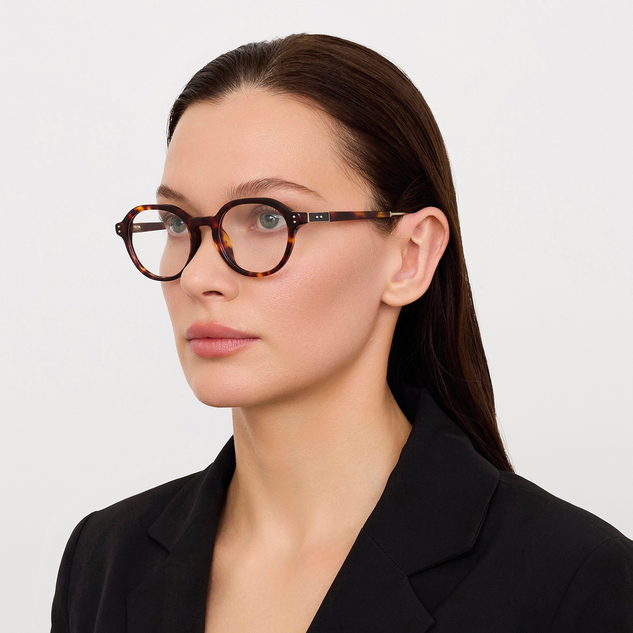 Neilson Optical in Dark Tortoiseshell - LINDA FARROW - Optical Frame -