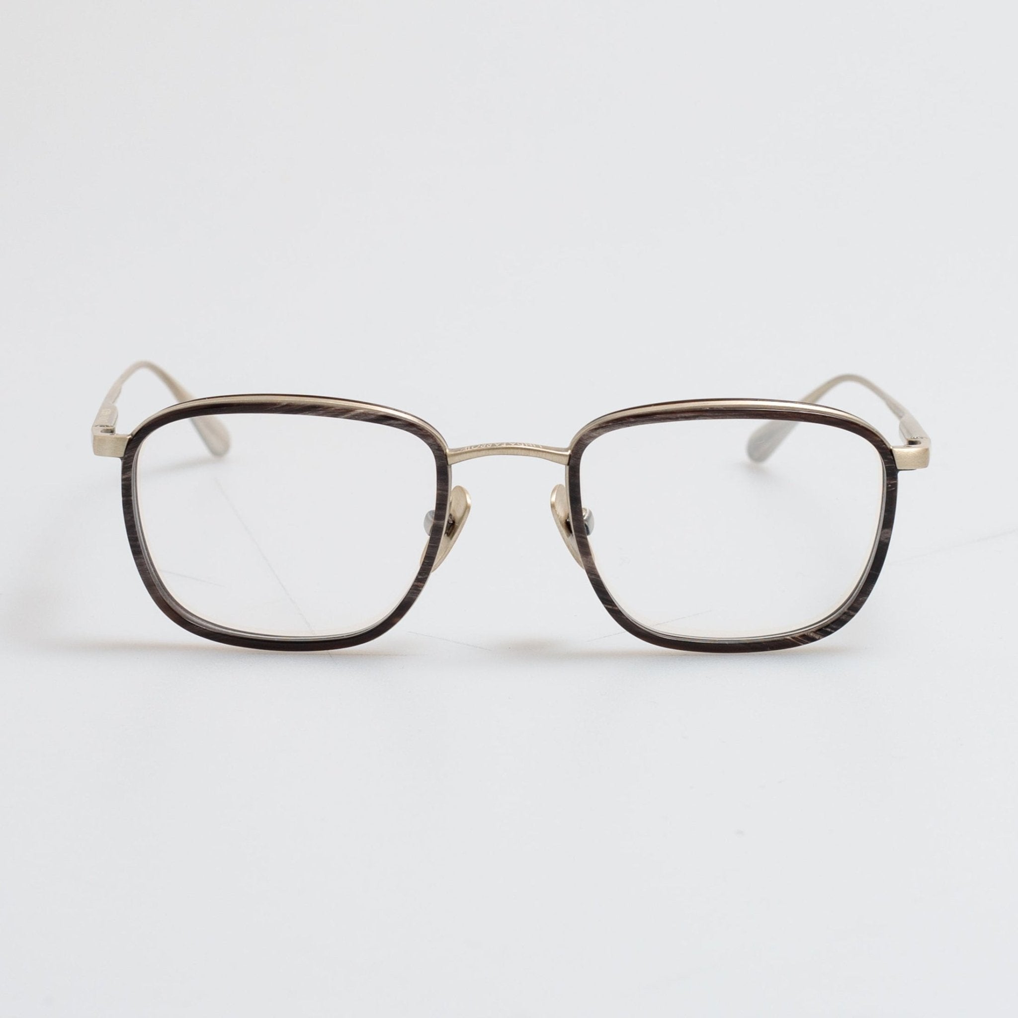 Newton Optical in Buffalo Horn and 925 Sterling Silver - LINDA FARROW - Optical Frame -