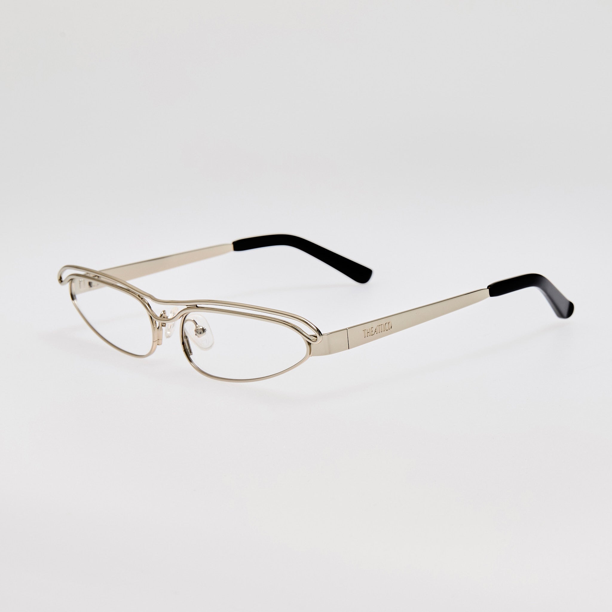 Norma Optical in Silver - LINDA FARROW - Optical Frame -