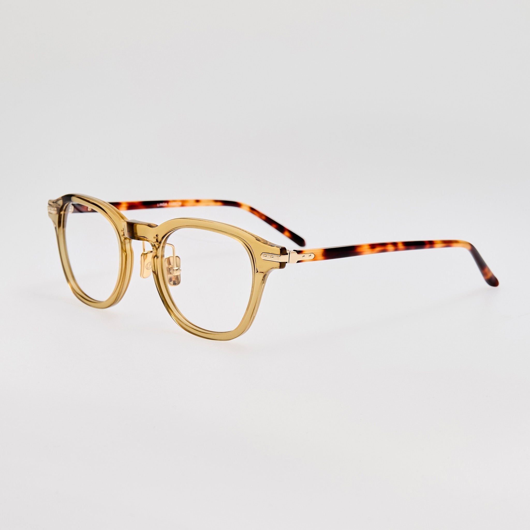 Nouvel Optical in Khaki - LINDA FARROW - Optical Frame -