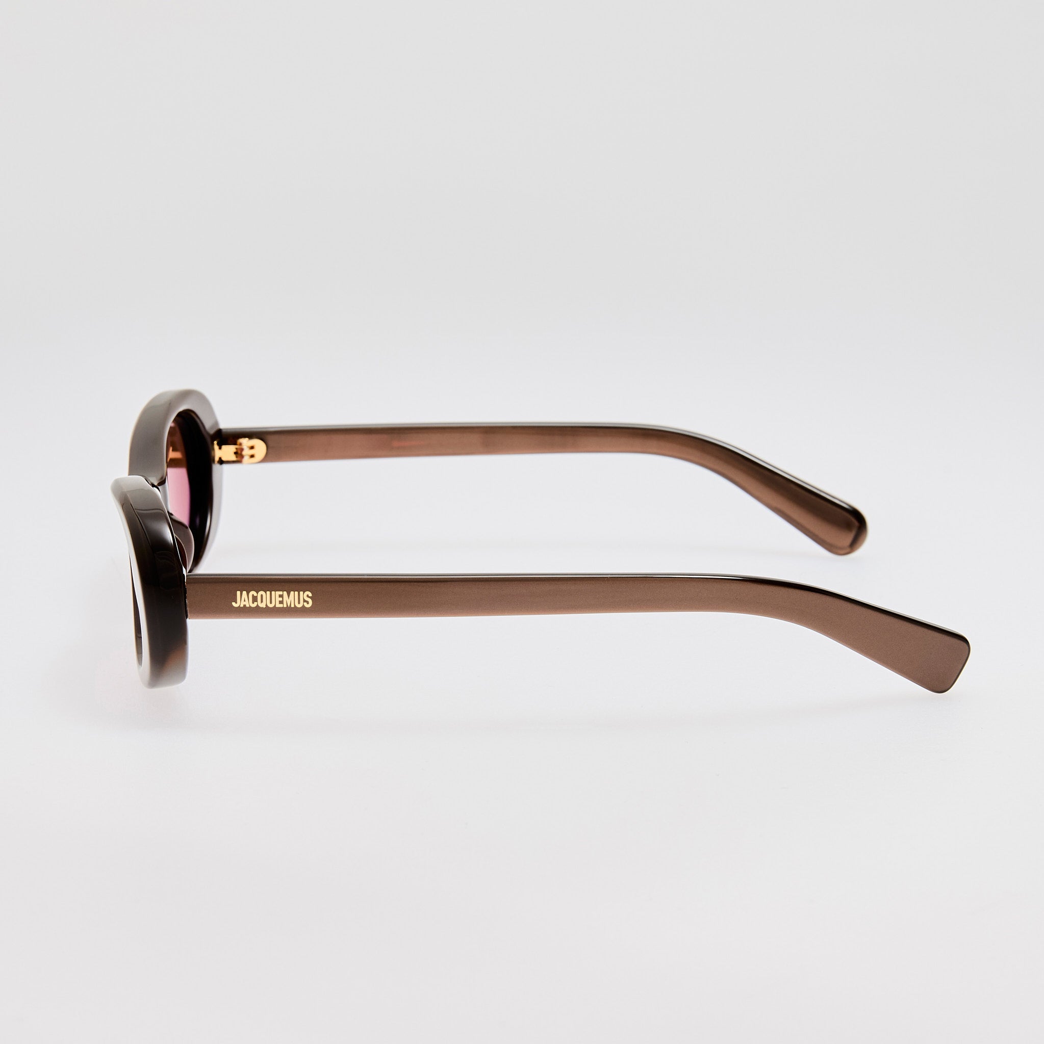 Nuvola Sunglasses in Metallic Brown - LINDA FARROW - Sunglasses -