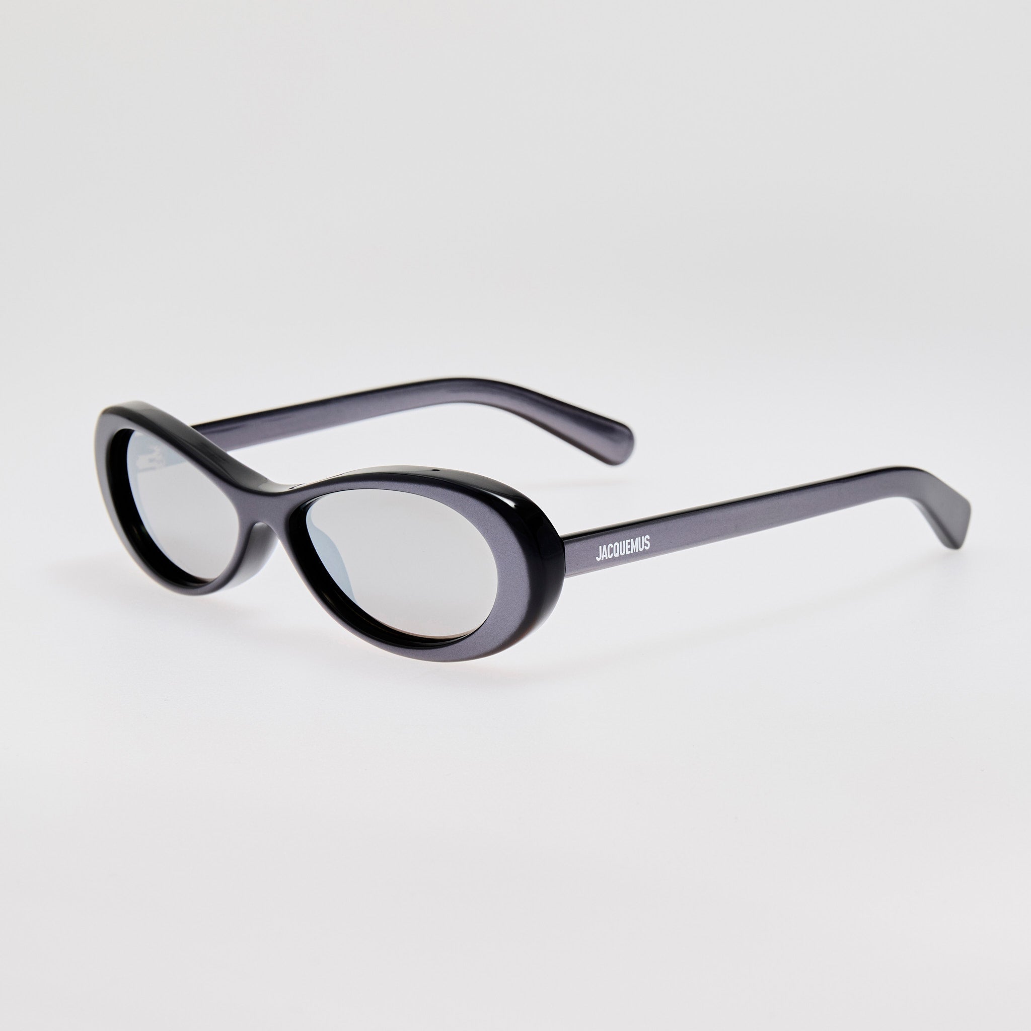 Nuvola Sunglasses in Metallic Gunmetal - LINDA FARROW - Sunglasses -