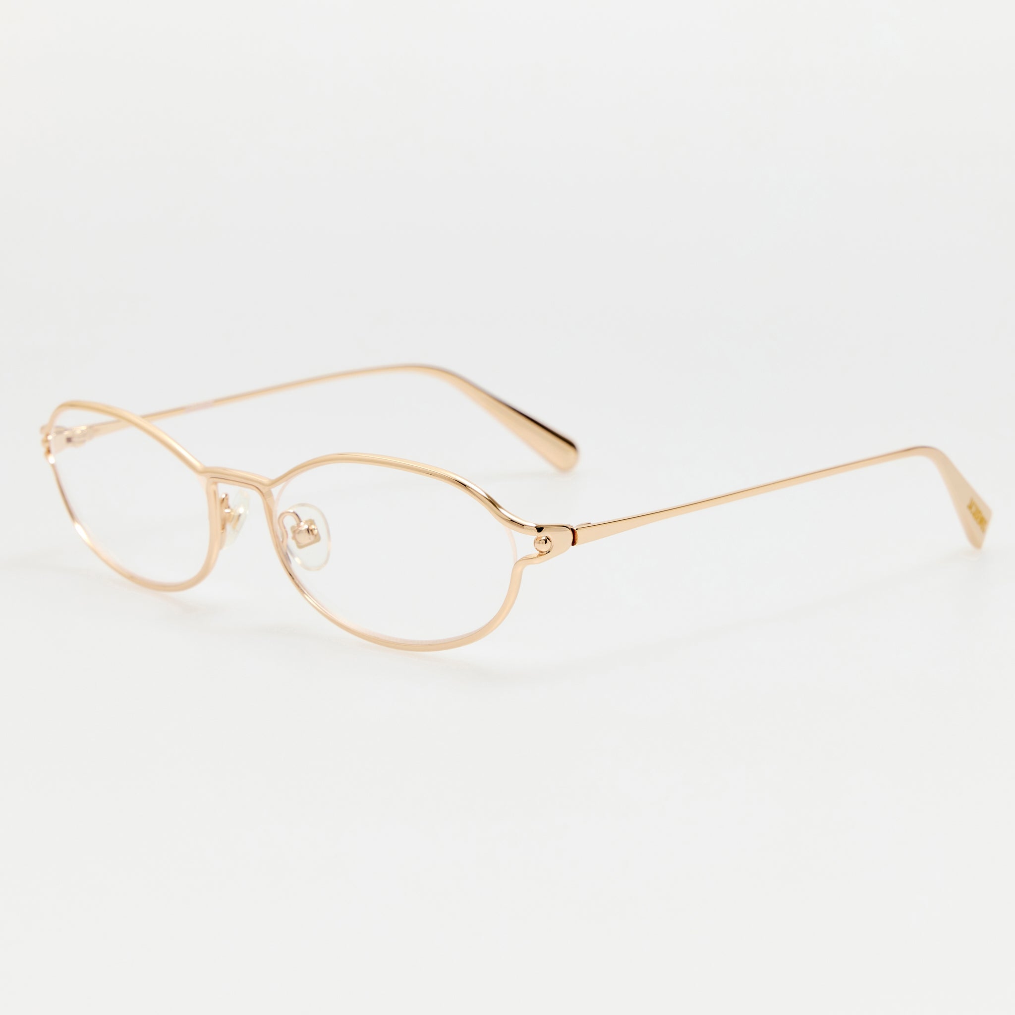 Oval Optical in Gold - LINDA FARROW-Optical Frame-