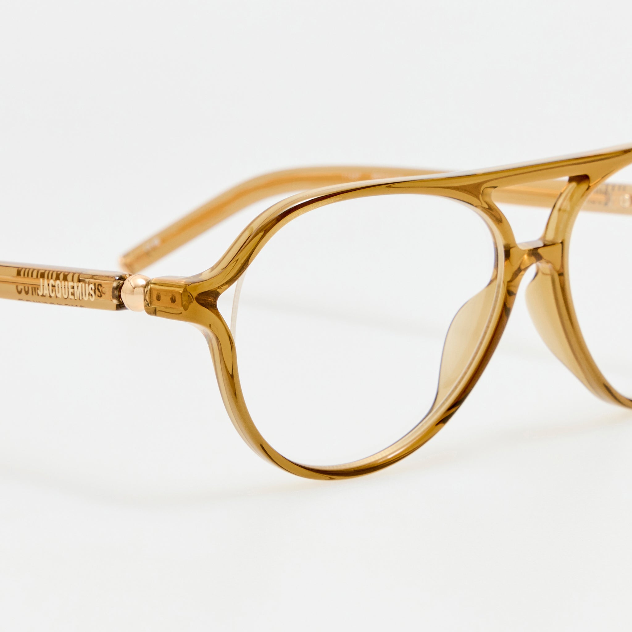 Pastro Optical in Brown - LINDA FARROW-Optical Frame-