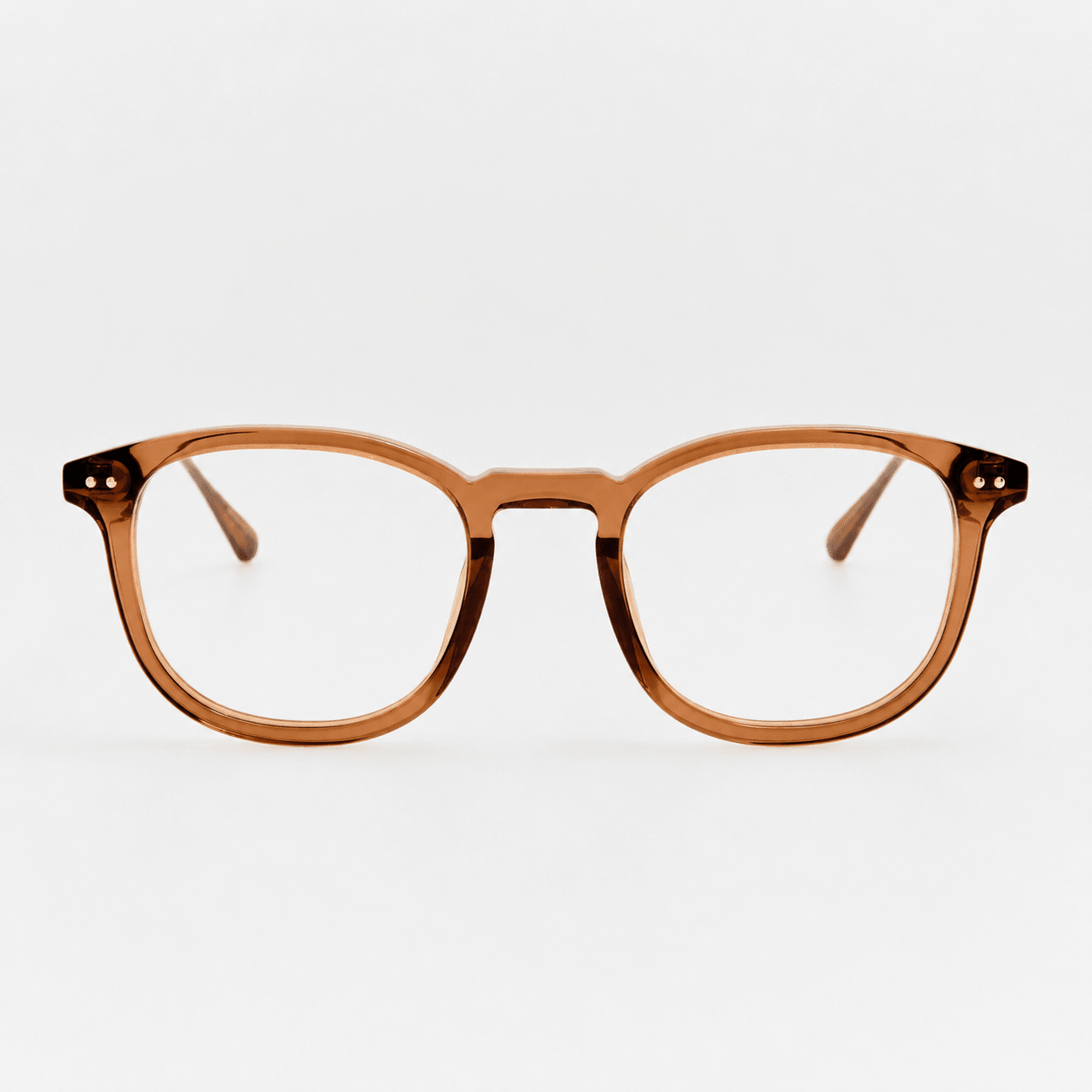 Pax Optical in Antique Gold and Brown - LINDA FARROW - Optical Frame -