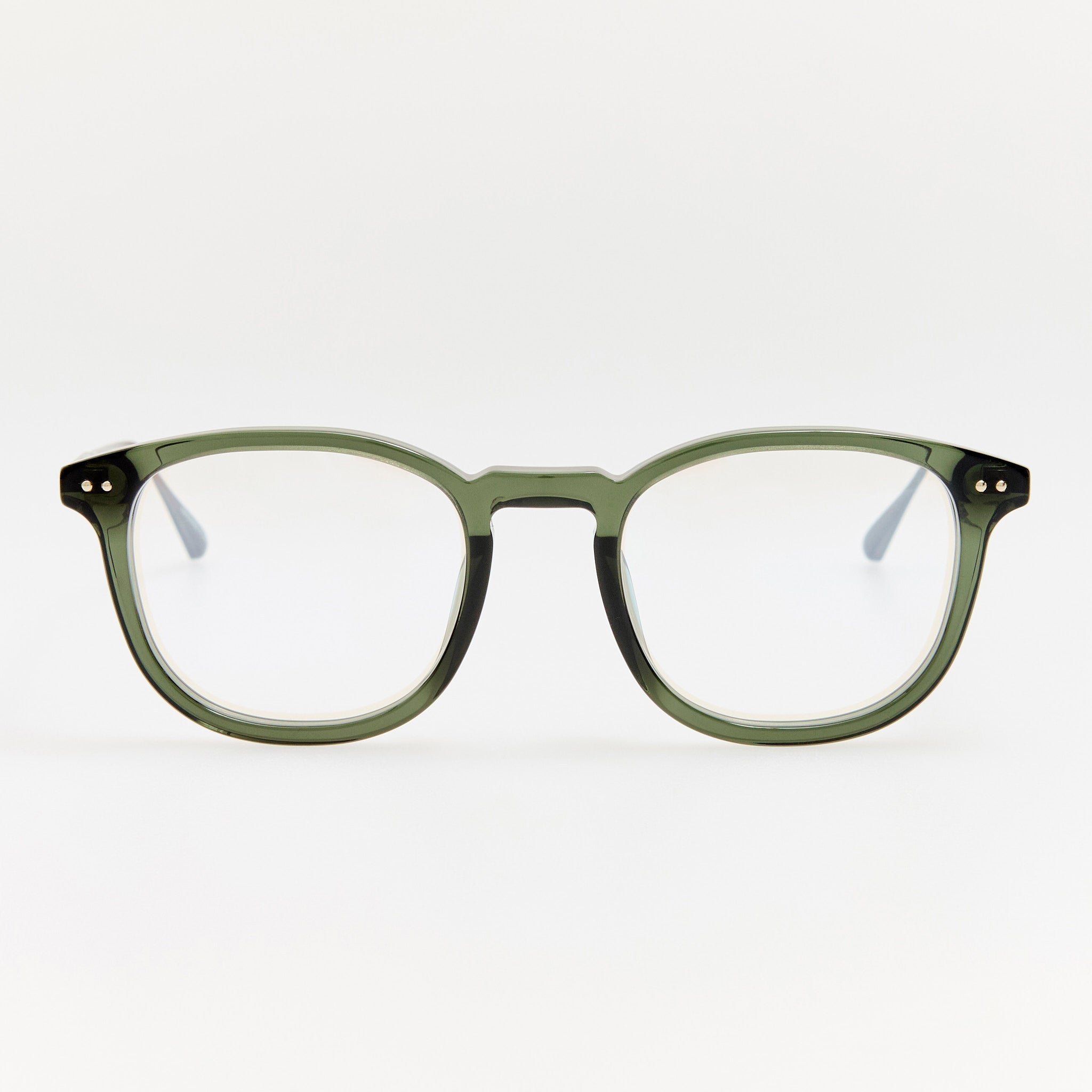 Pax Optical in Antique Gold and Green - LINDA FARROW - Optical Frame -
