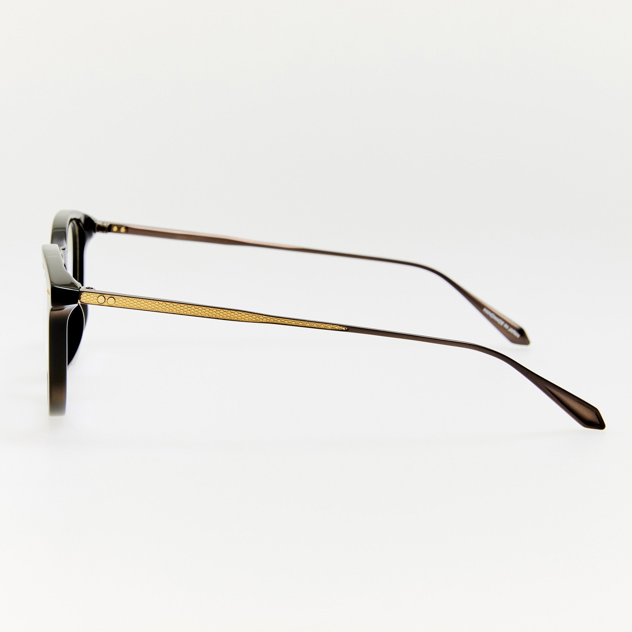 Pax Optical in Matt Nickel and Black - LINDA FARROW - Optical Frame -