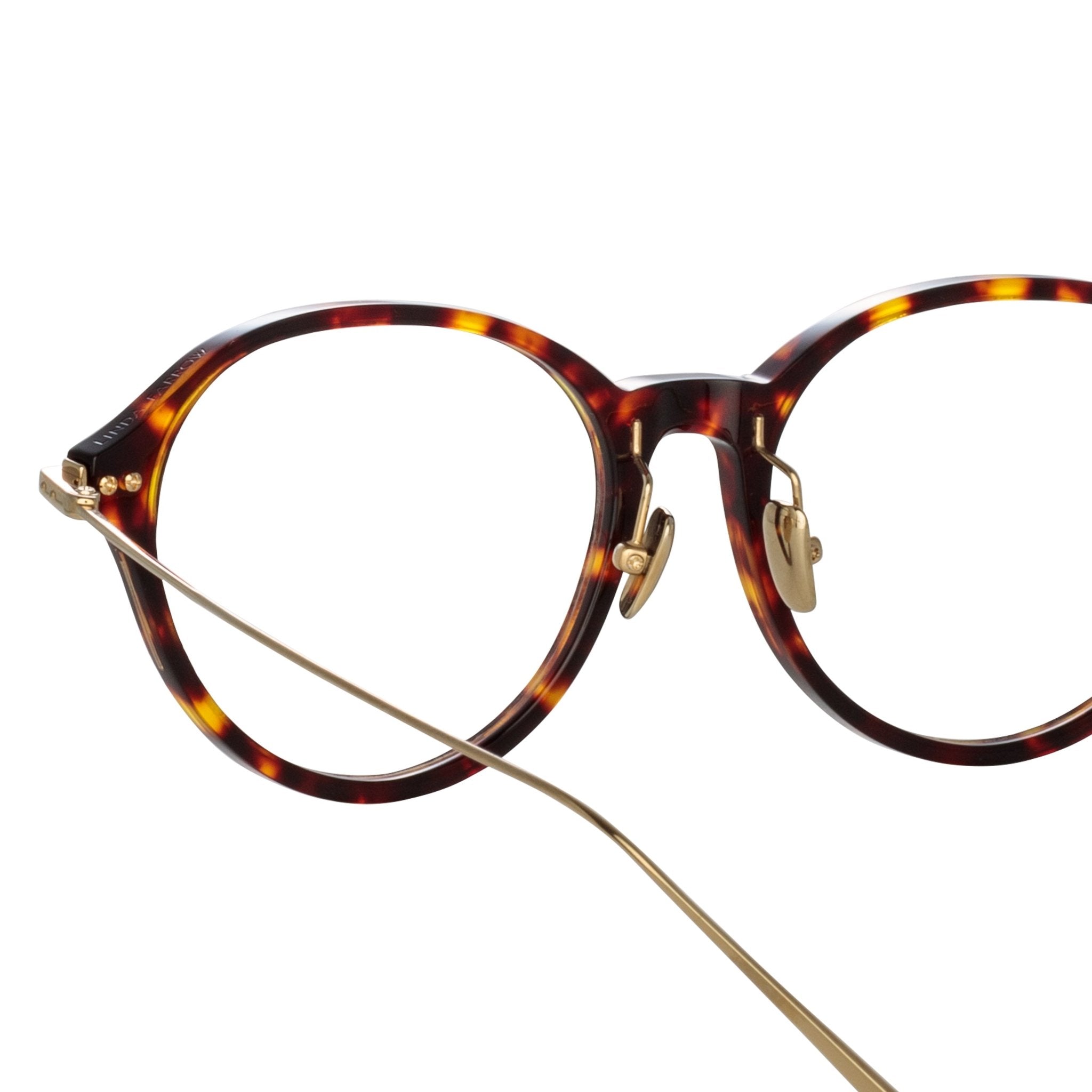 Pearce Optical Frame in Tortoiseshell - LINDA FARROW - Optical Frame -