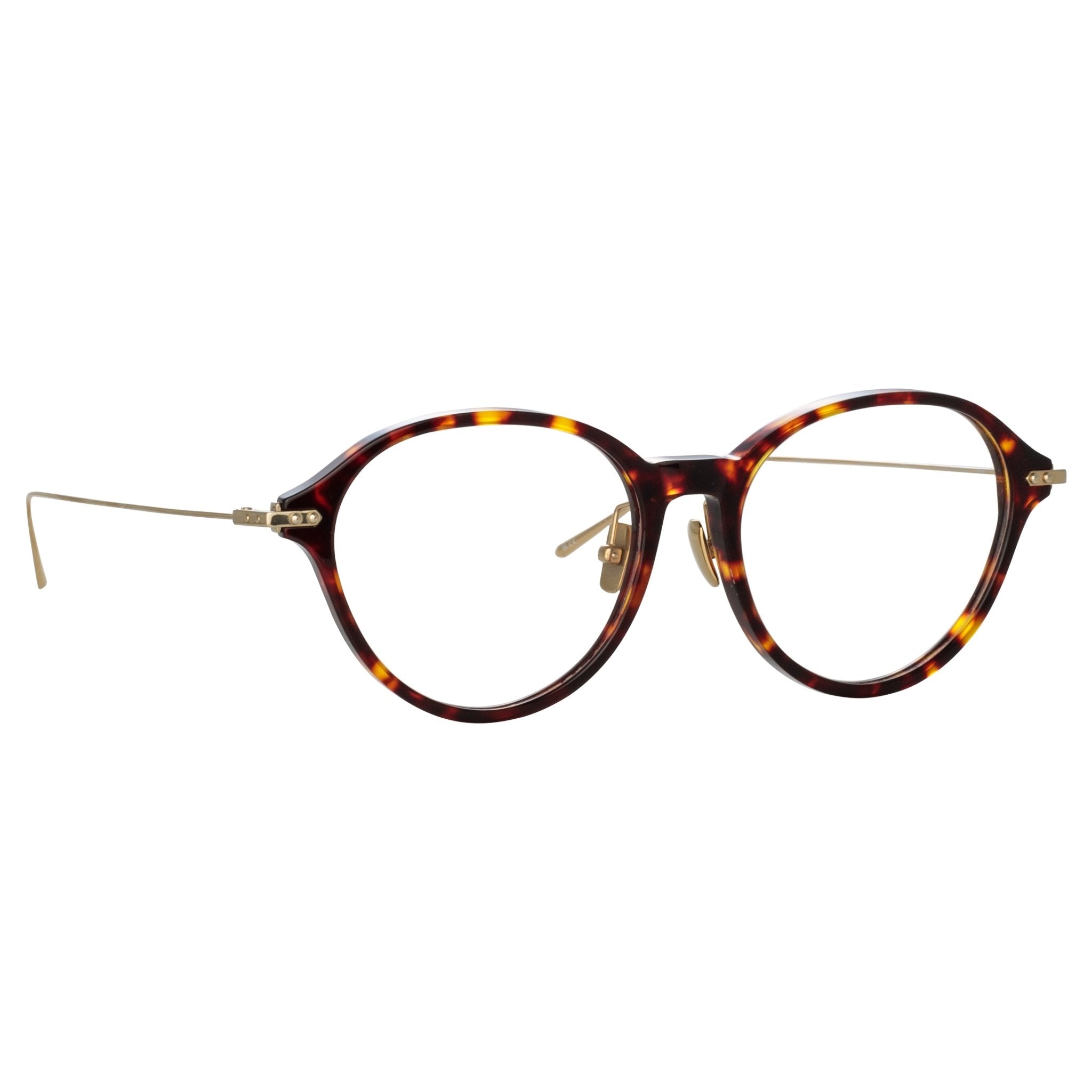 Pearce Optical Frame in Tortoiseshell - LINDA FARROW - Optical Frame -
