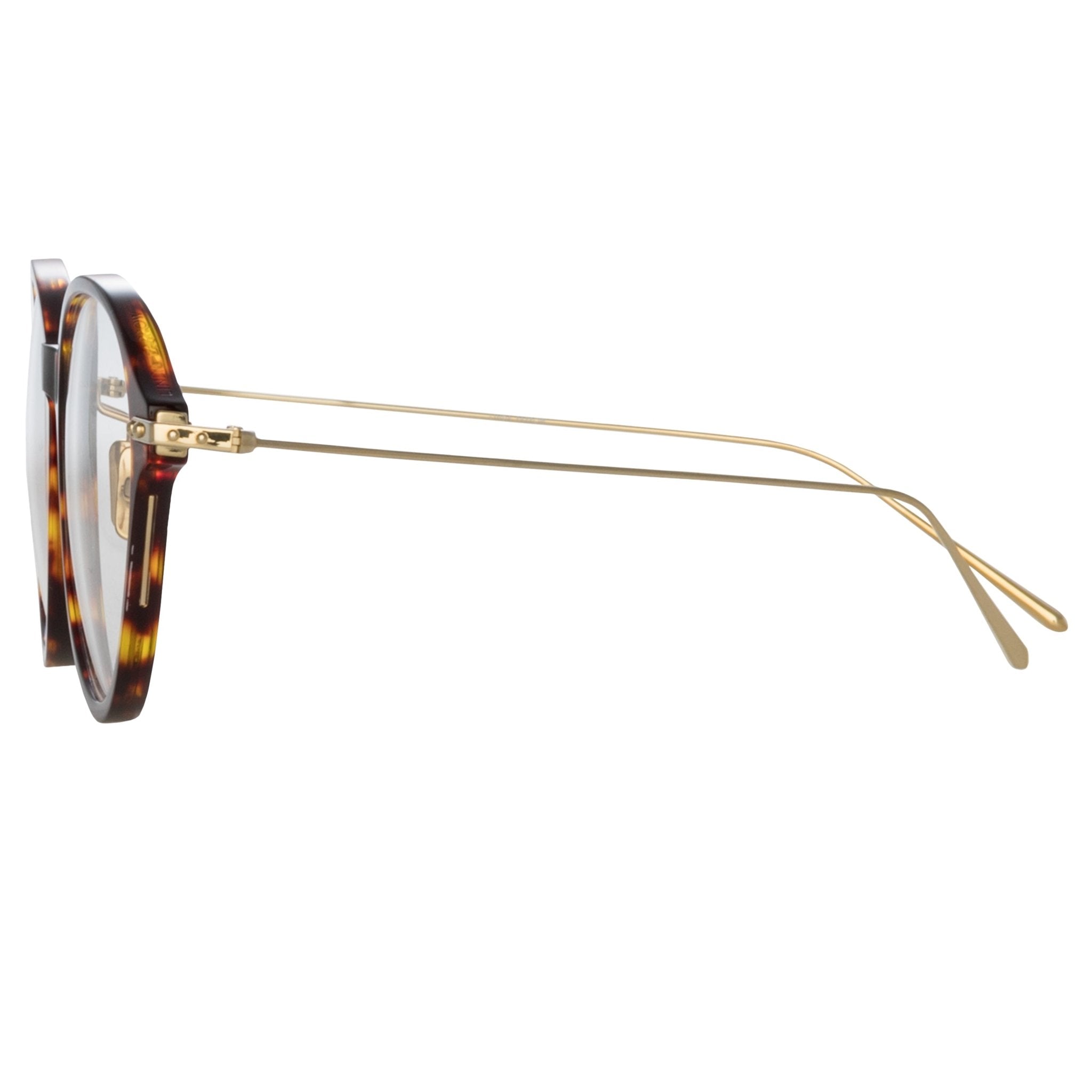 Pearce Optical Frame in Tortoiseshell - LINDA FARROW - Optical Frame -