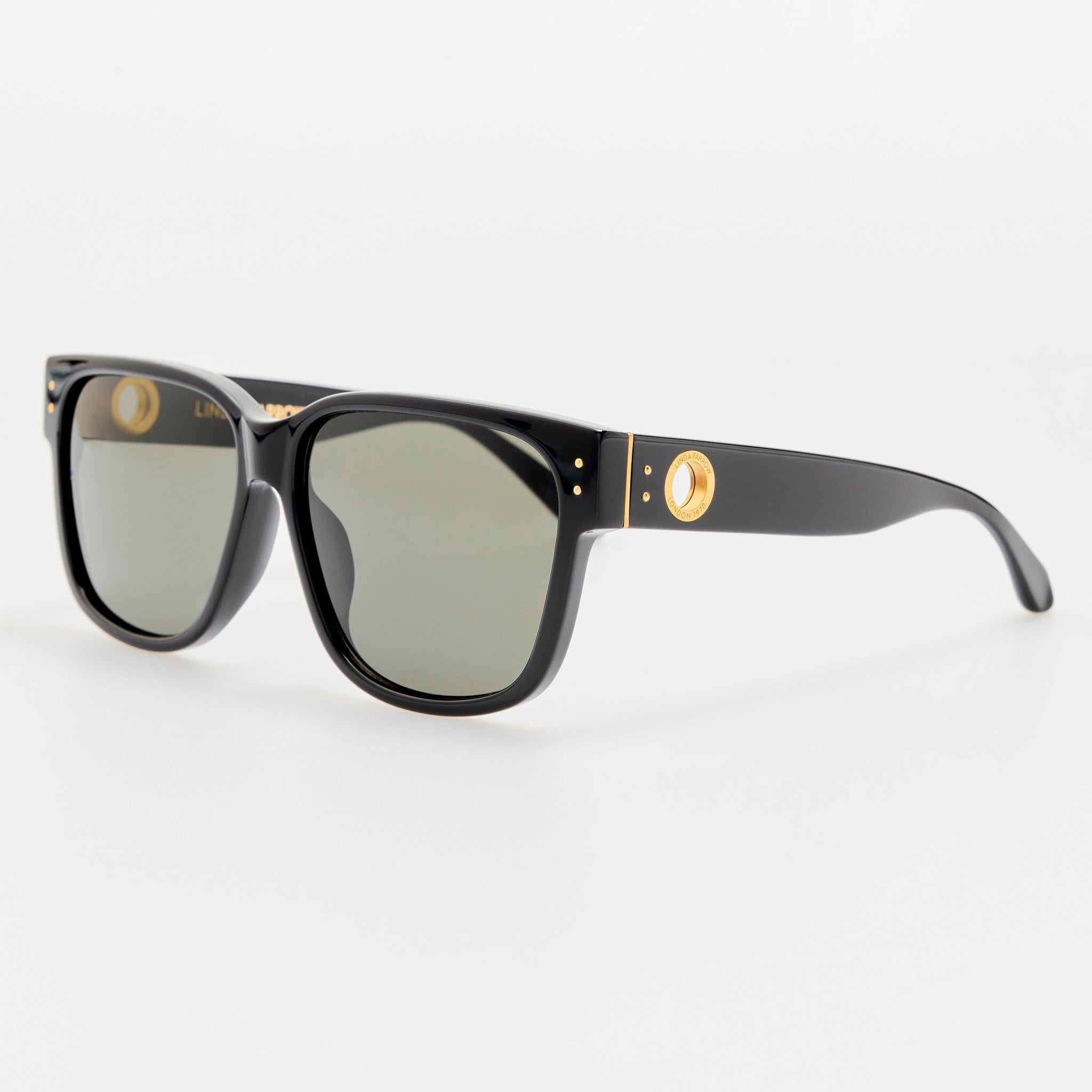 Perry Sunglasses in Black - LINDA FARROW - Sunglasses -