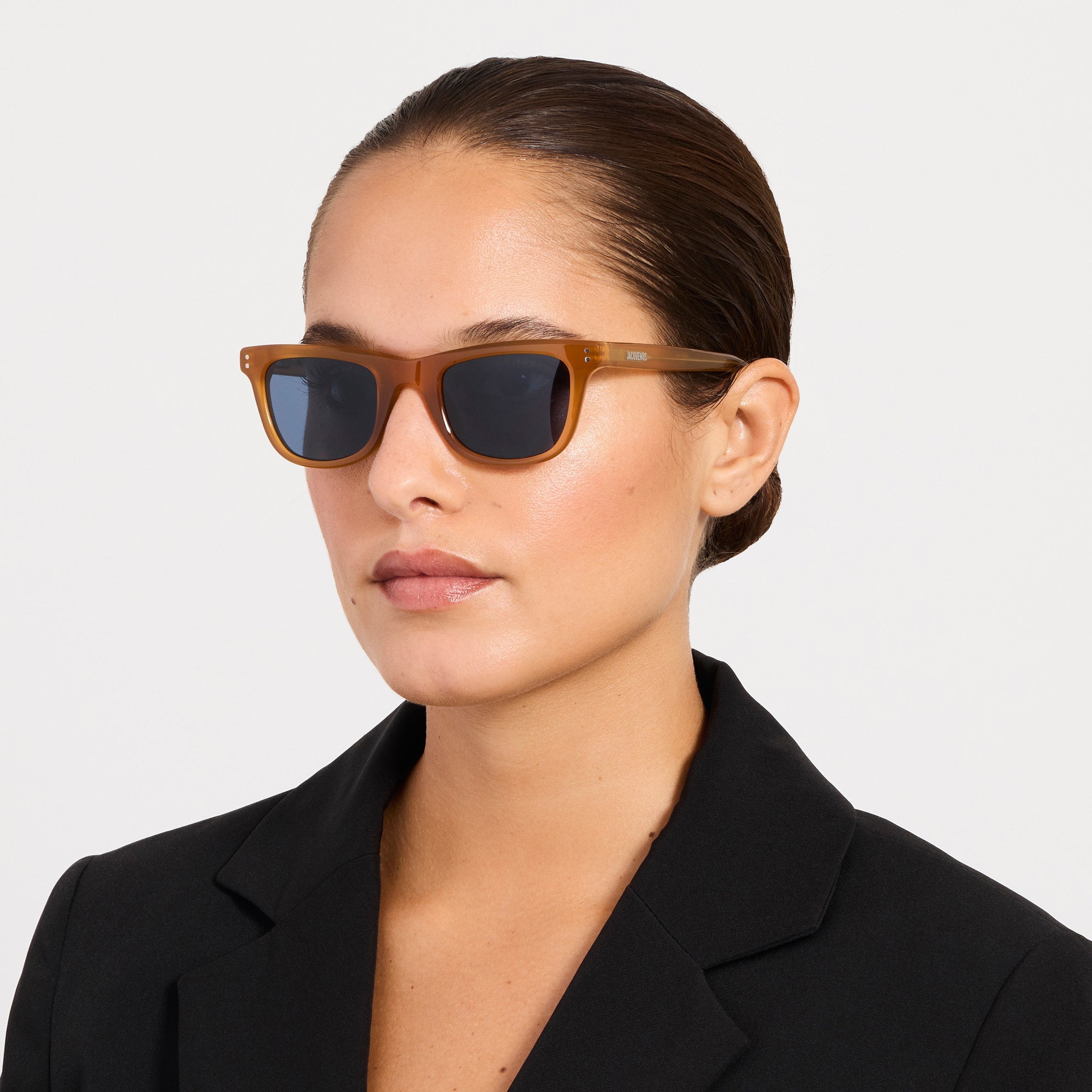 Pilotis Sunglasses in Caramel - LINDA FARROW-Sunglasses-
