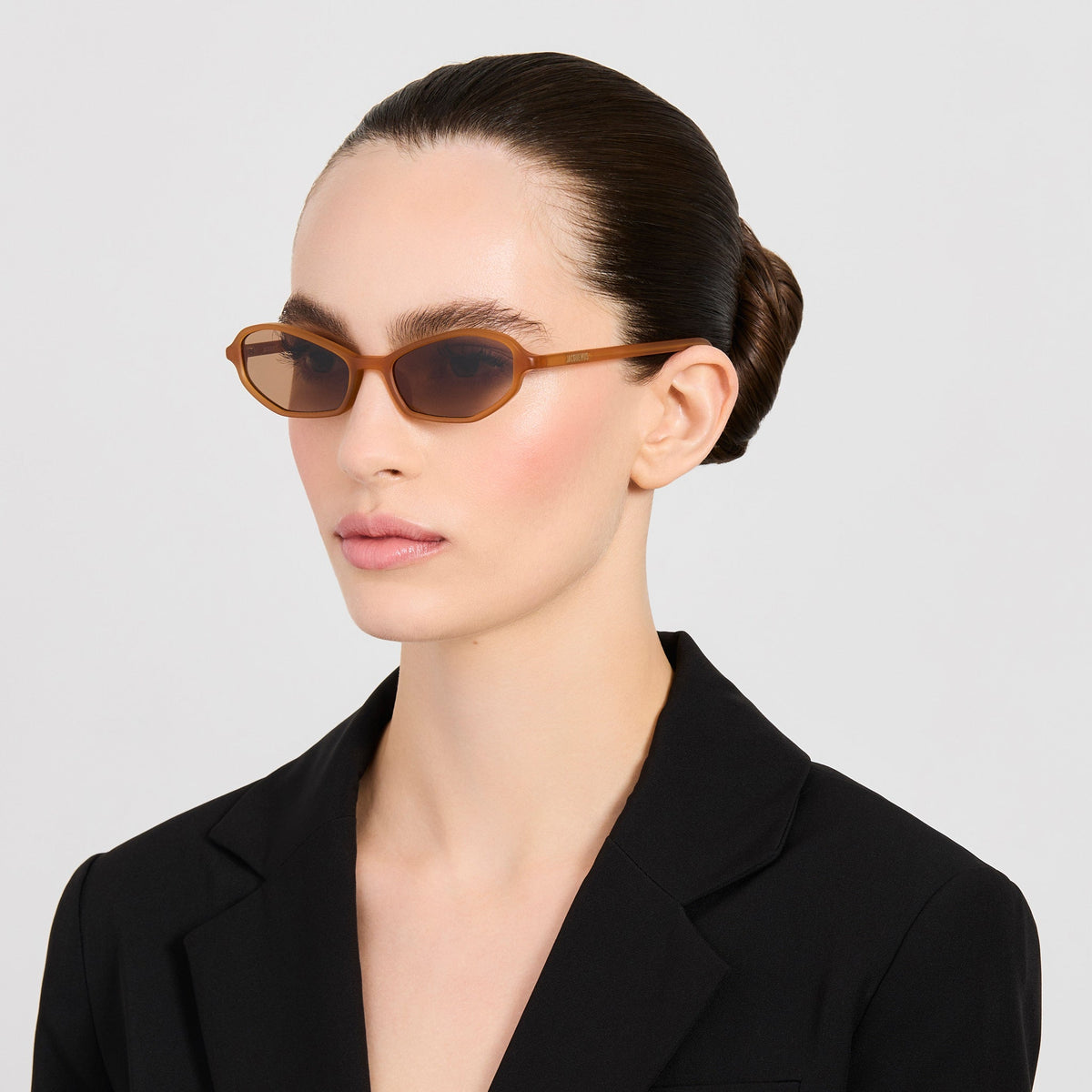 Pina Sunglasses in Caramel - LINDA FARROW-Sunglasses-