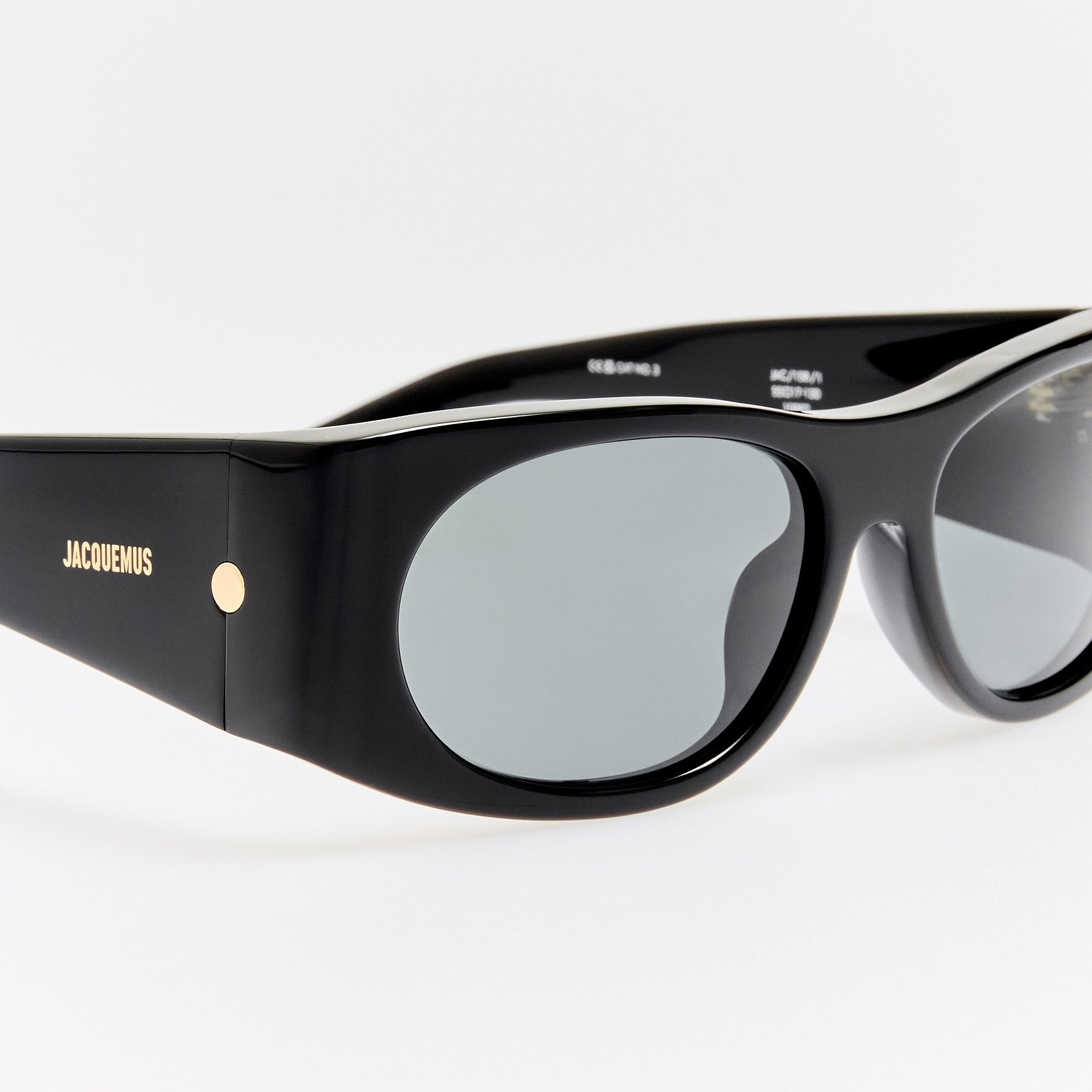 Plage Sunglasses in Black and Grey - LINDA FARROW - Sunglasses -