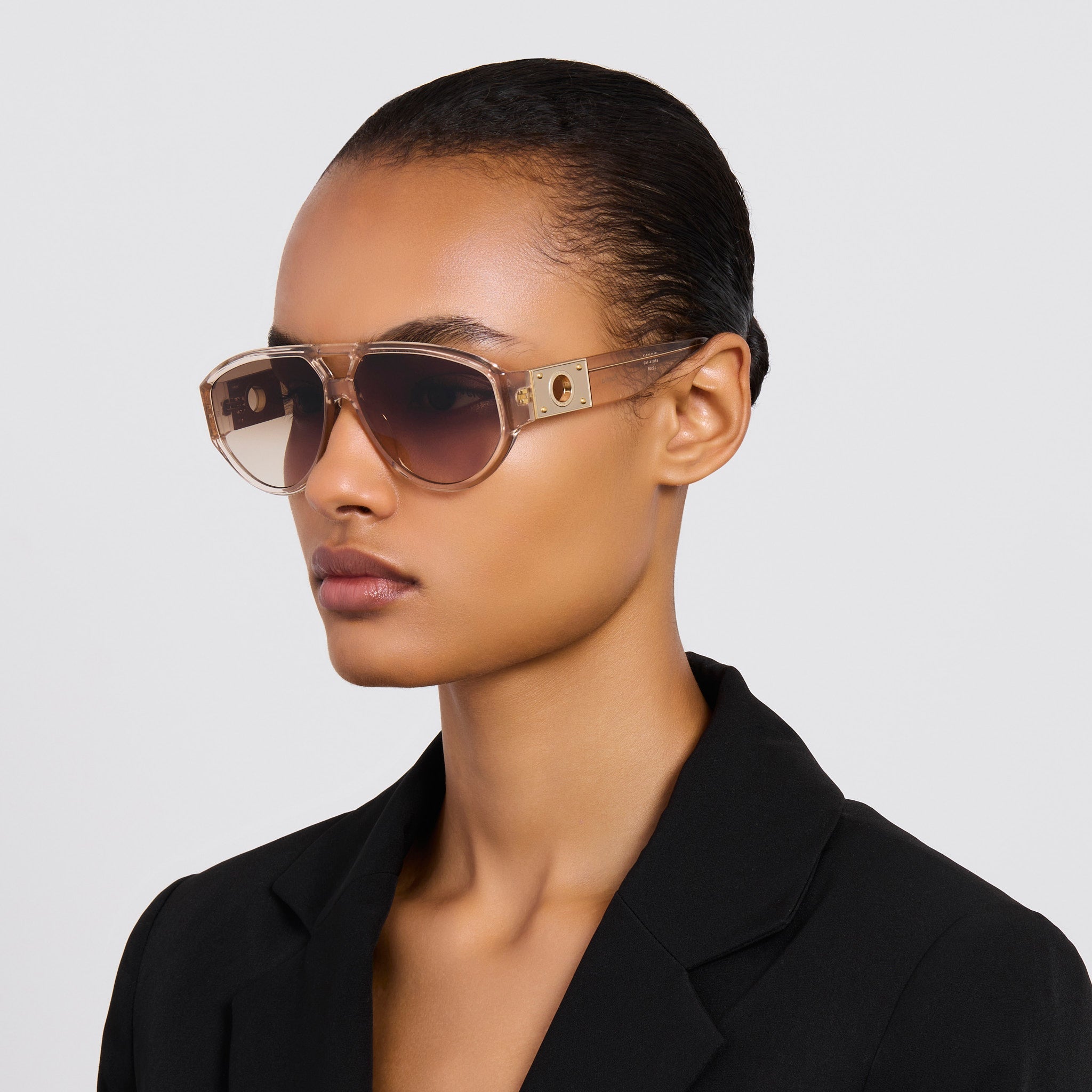 Portia Sunglasses in Ash - LINDA FARROW - Sunglasses -