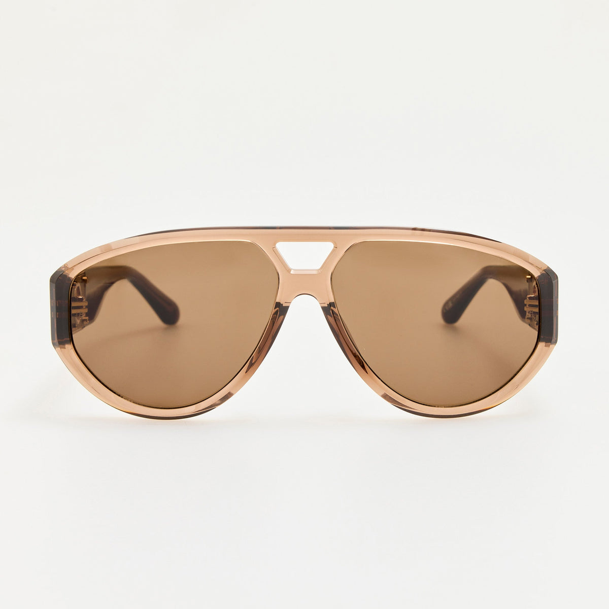 Portia Sunglasses in Brown - LINDA FARROW-Sunglasses-