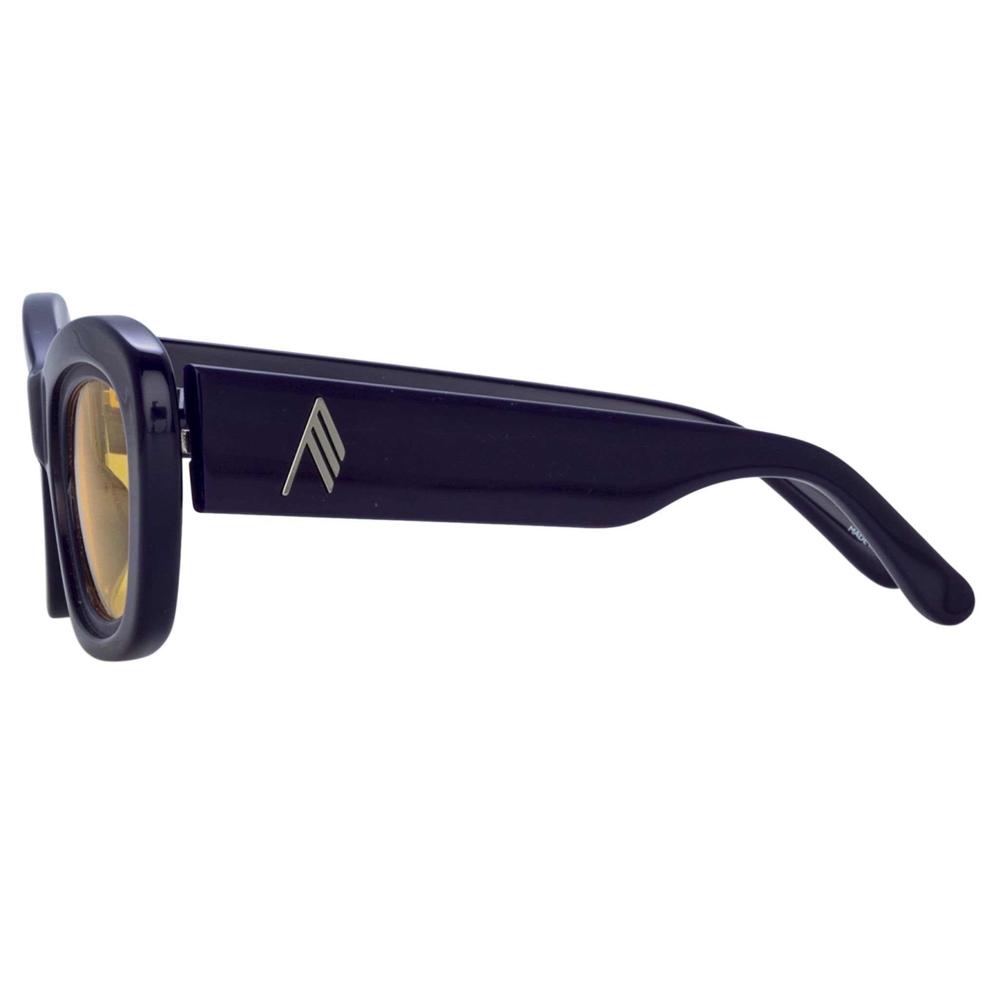 Rania Cat Eye Sunglasses in Purple - LINDA FARROW - Sunglasses -