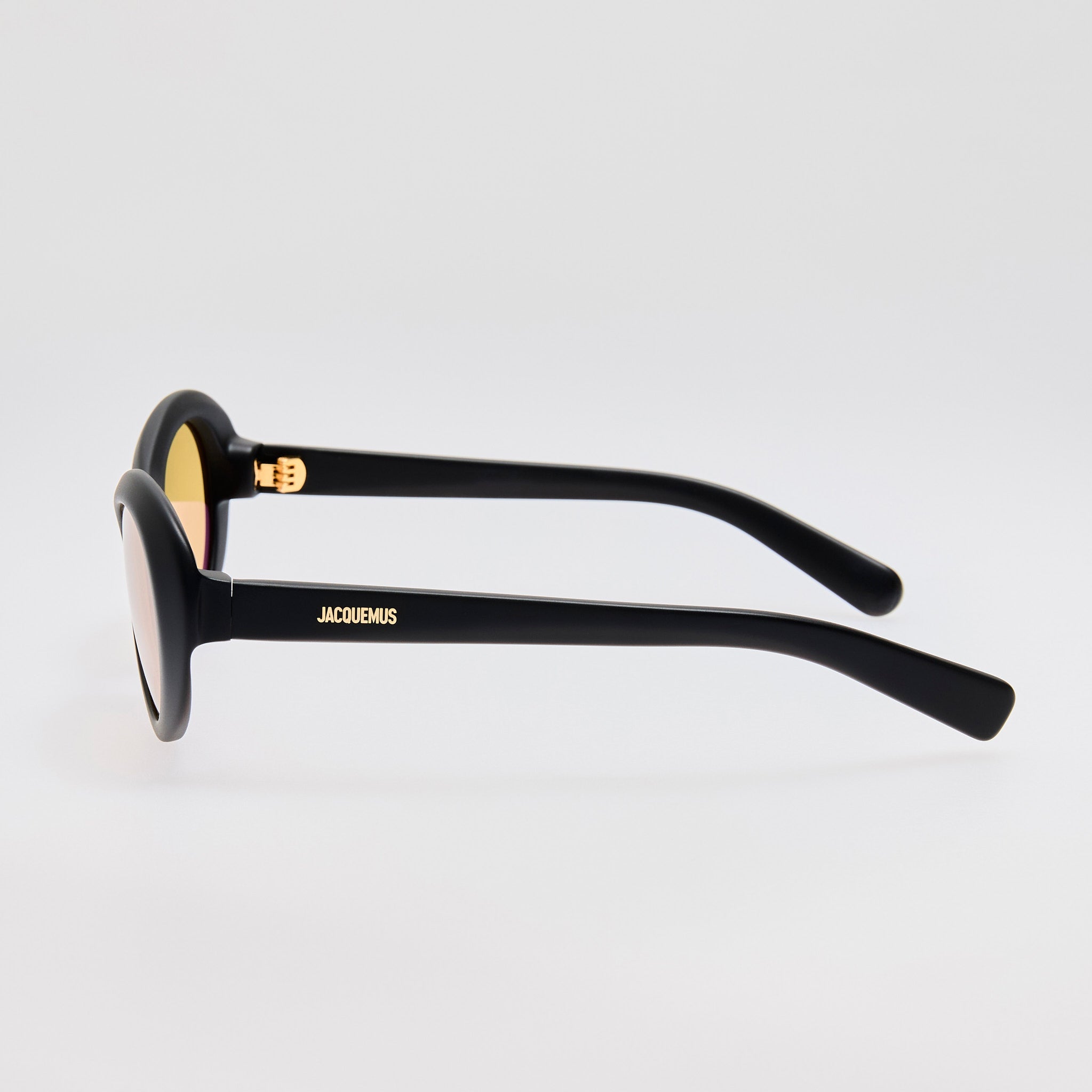 Rond Sunglasses in Matt Black - LINDA FARROW - Sunglasses -