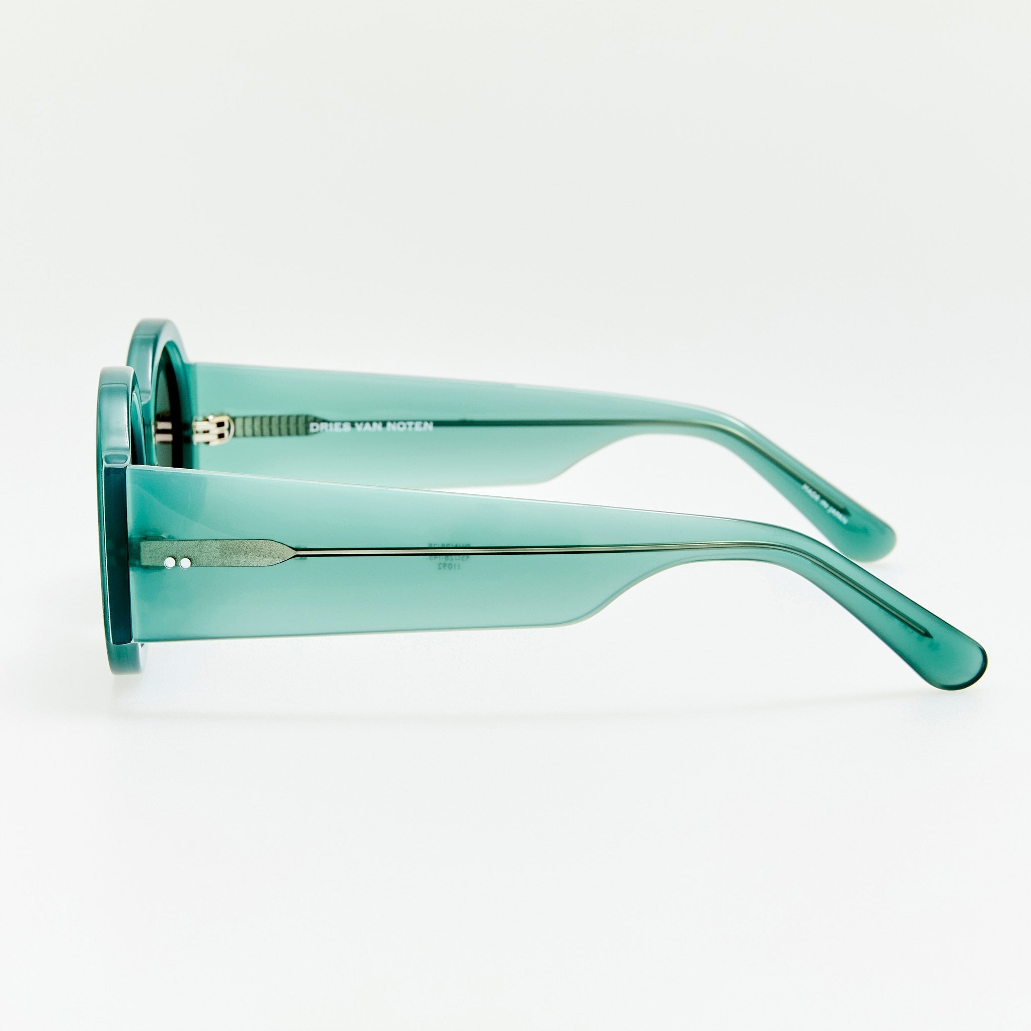 Roud Sunglasses in Teal - LINDA FARROW - Sunglasses -