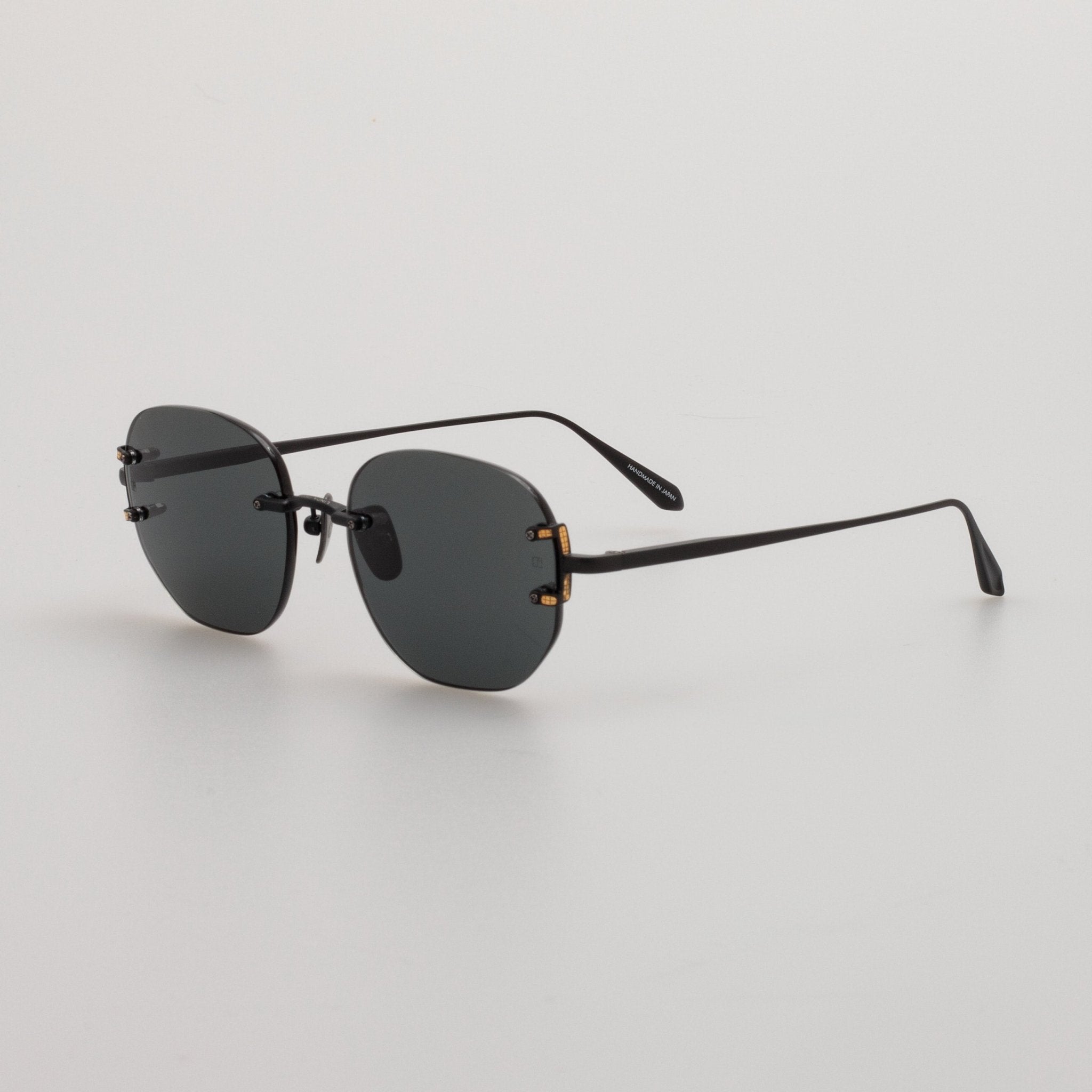 Sandor Sunglasses in Matt Nickel - LINDA FARROW - Sunglasses -