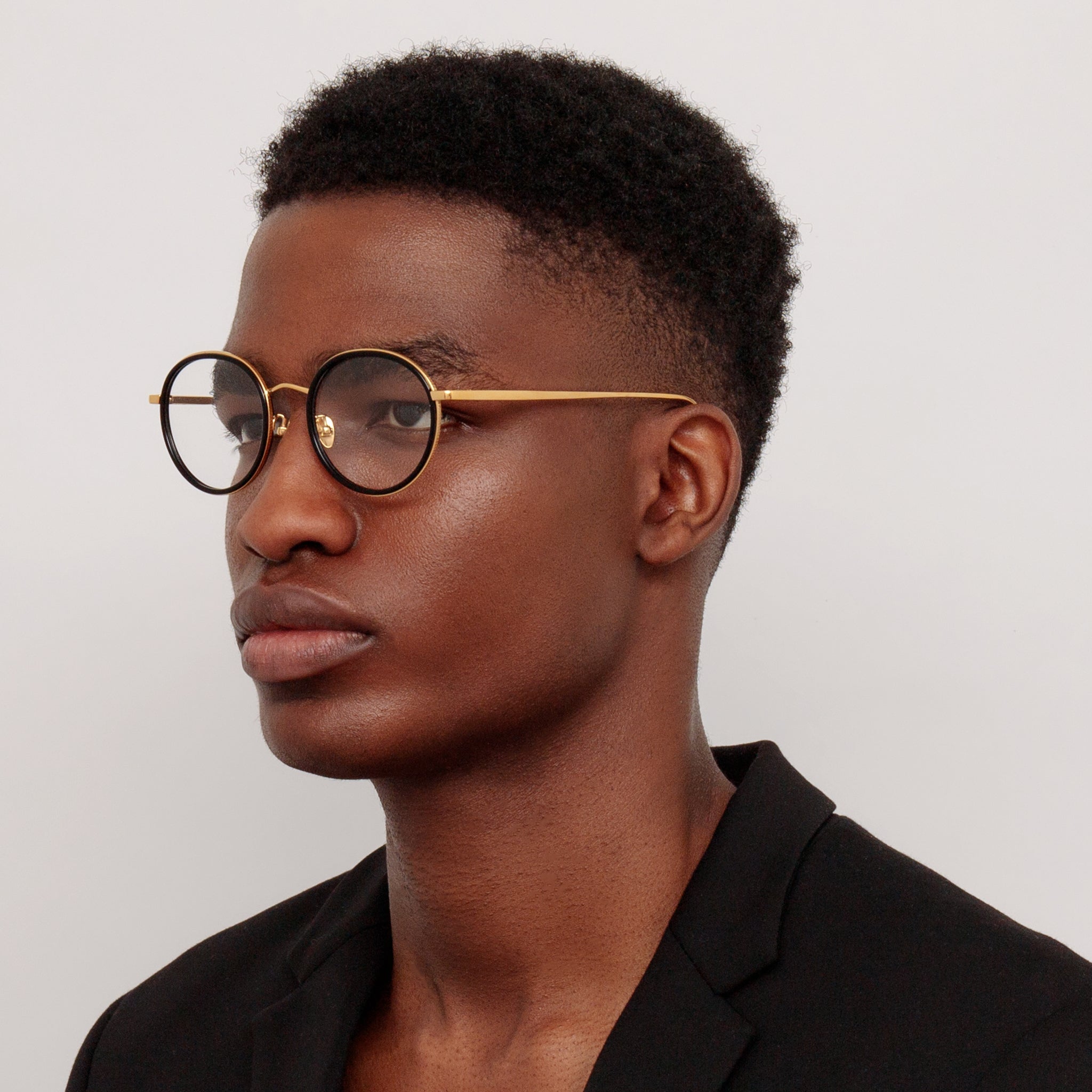 Sato Optical Frame in 22K Yellow Gold - LINDA FARROW - Optical Frame -